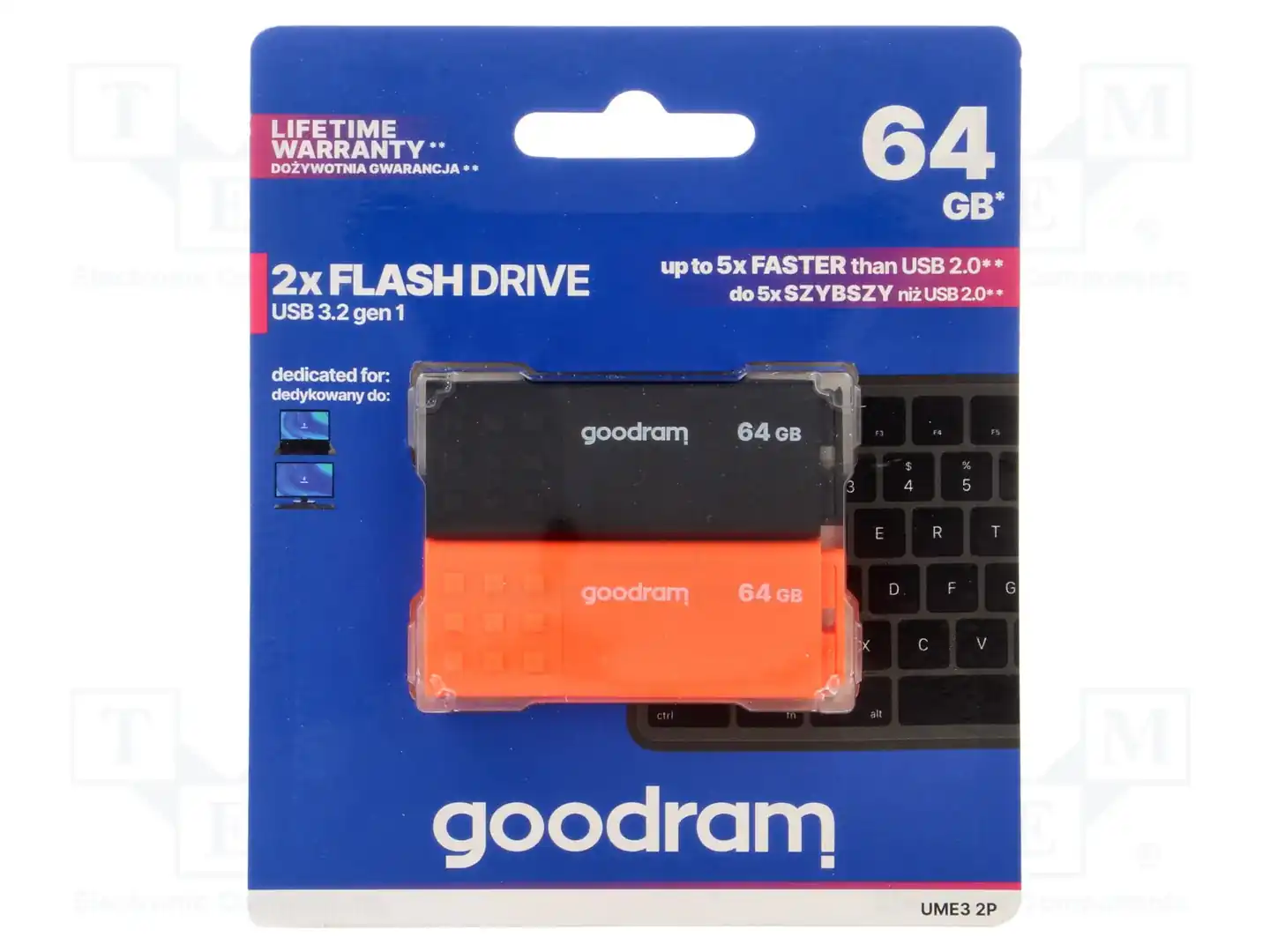 GOODRAM UME3-0640MXR11-2P — Флеш-накопители