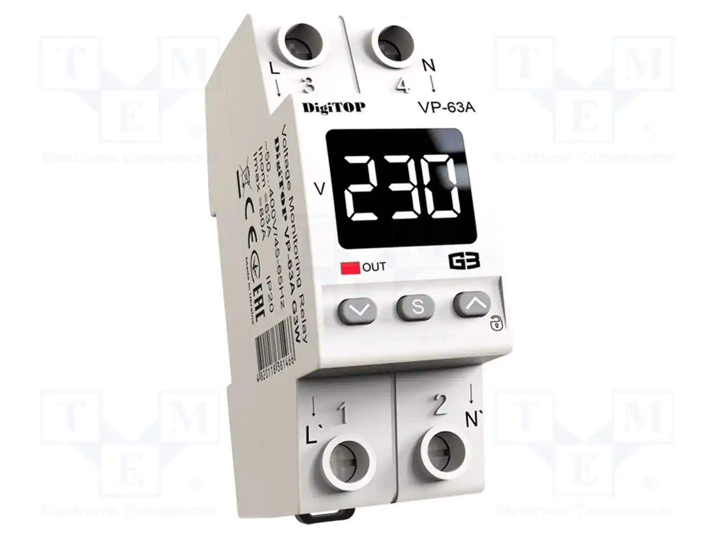 DIGITOP ELECTRIC VP-63A G3W — Контрольные реле