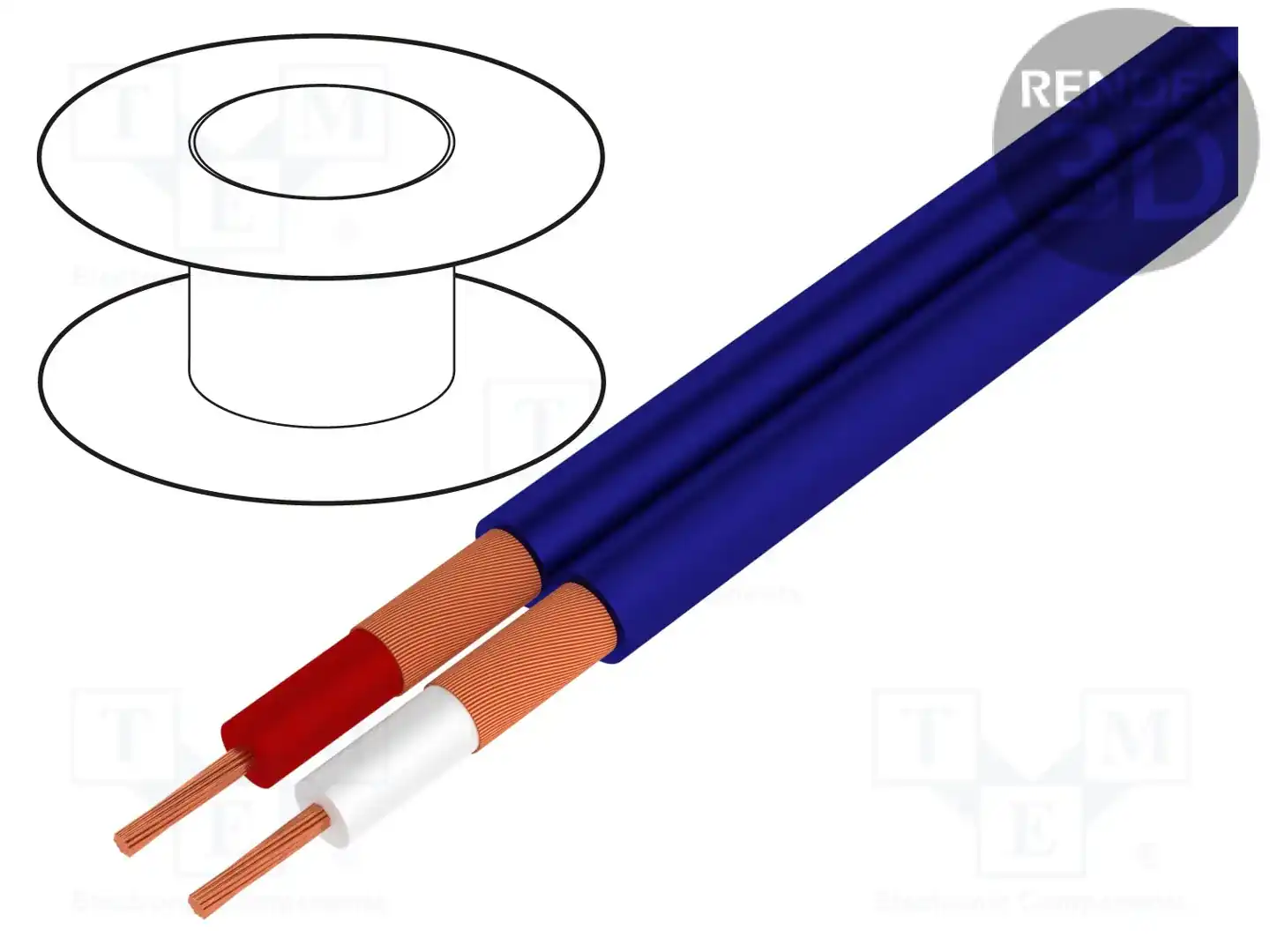 TASKER C121 BLUE — Провода микрофонные