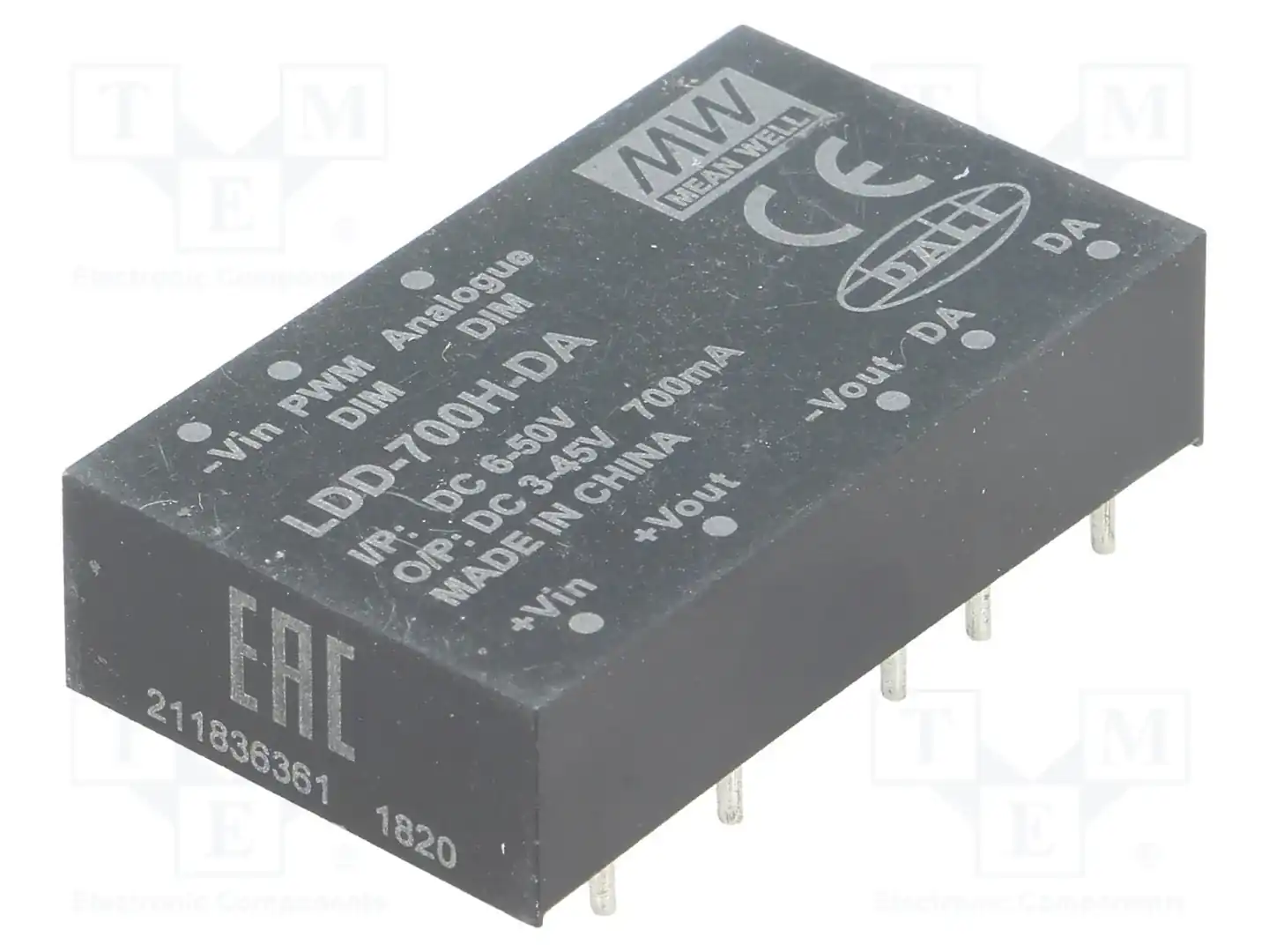 MEAN WELL LDD-700H-DA — Преобразователи DC/DC