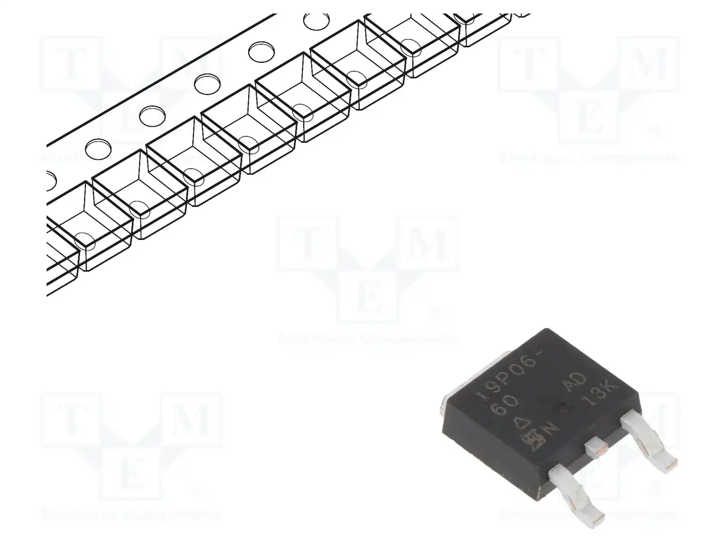 VISHAY SUD19P06-60-GE3 — Транзисторы с каналом P SMD