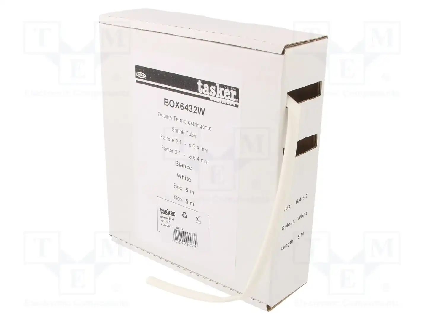 TASKER BOX 6432 W — Трубки термоусадочные