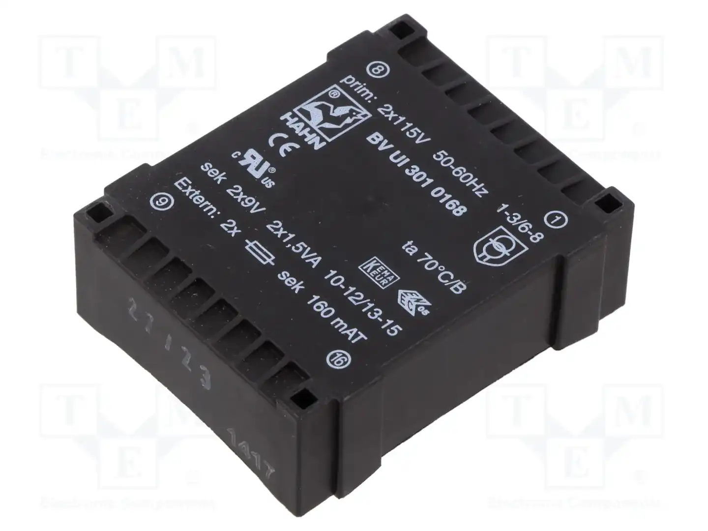 HAHN BV UI 301 0168 — Трансформаторы PCB
