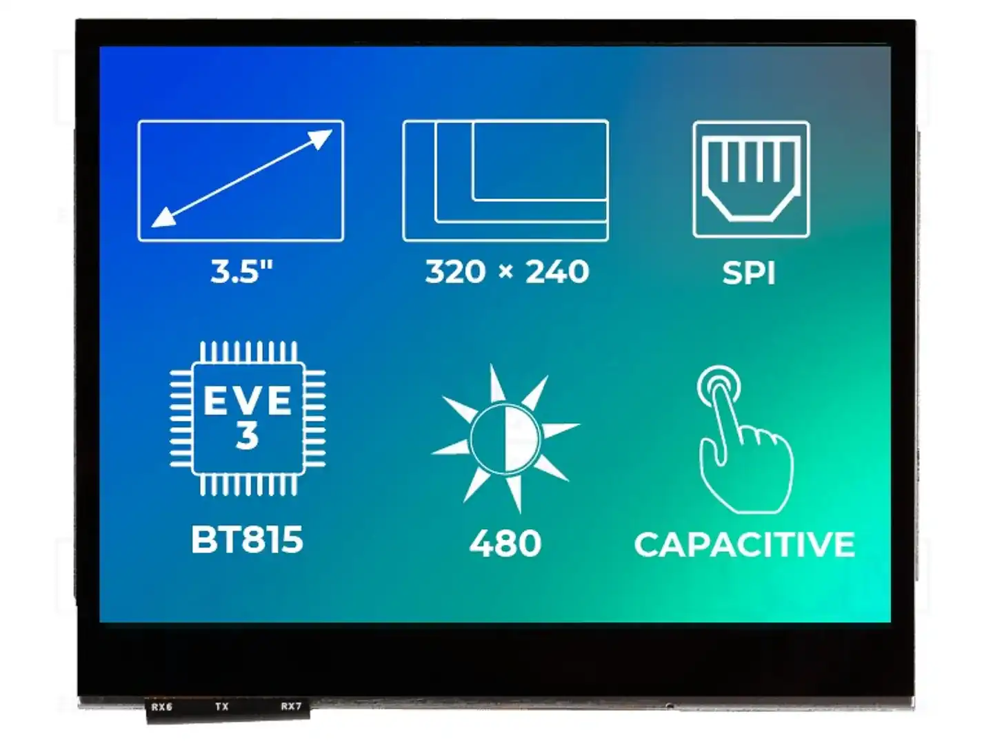 Riverdi RVT35AHBNWC00 — Интеллигентные дисплеи