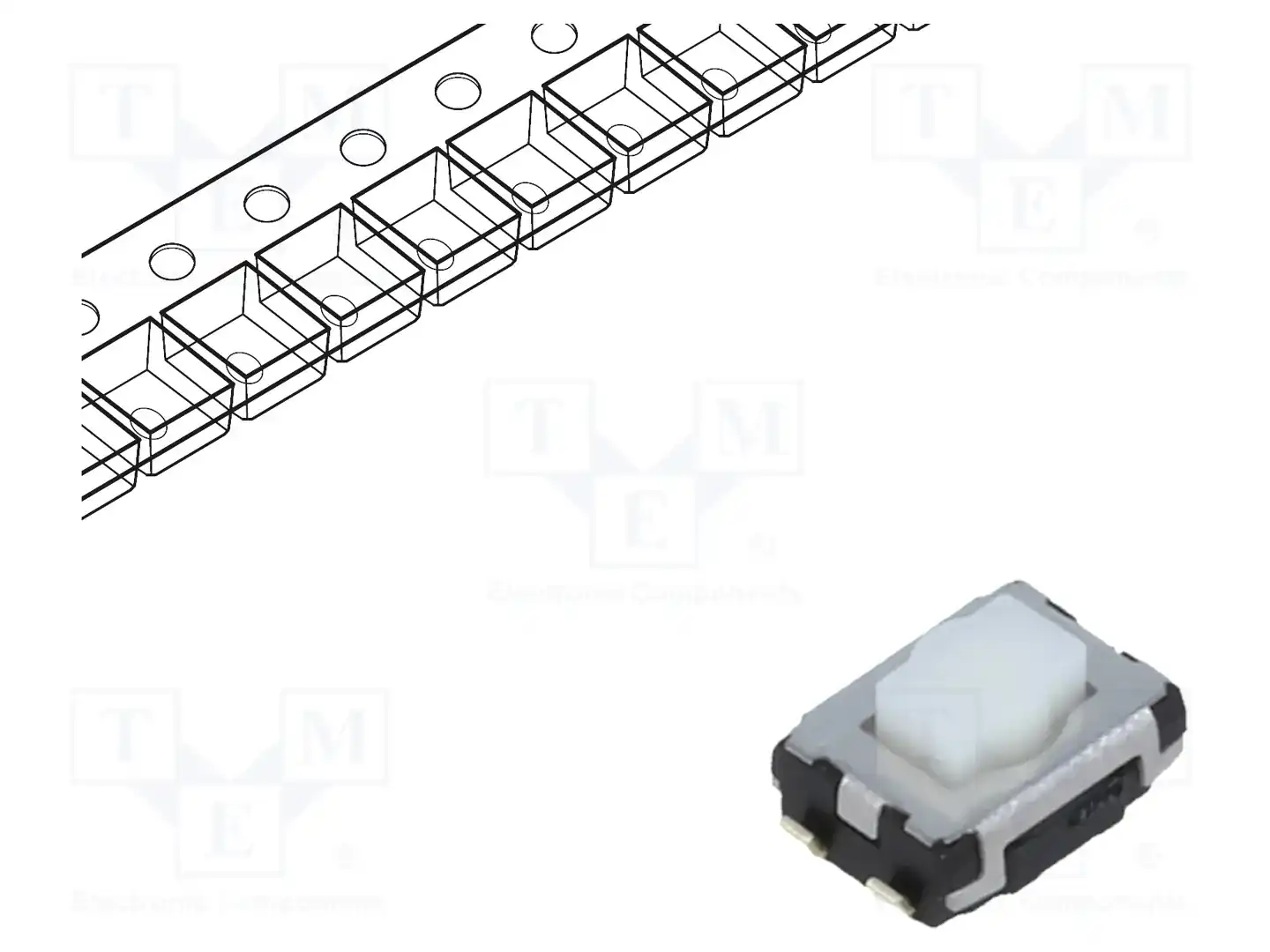 PANASONIC EVQP2402W — Микропереключатели TACT