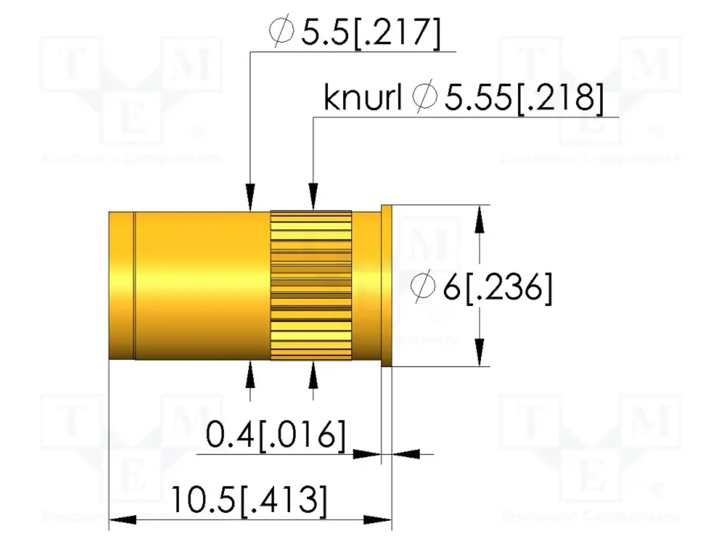 INGUN KS-410KM5-R — Гнёзда для измерительных щупов