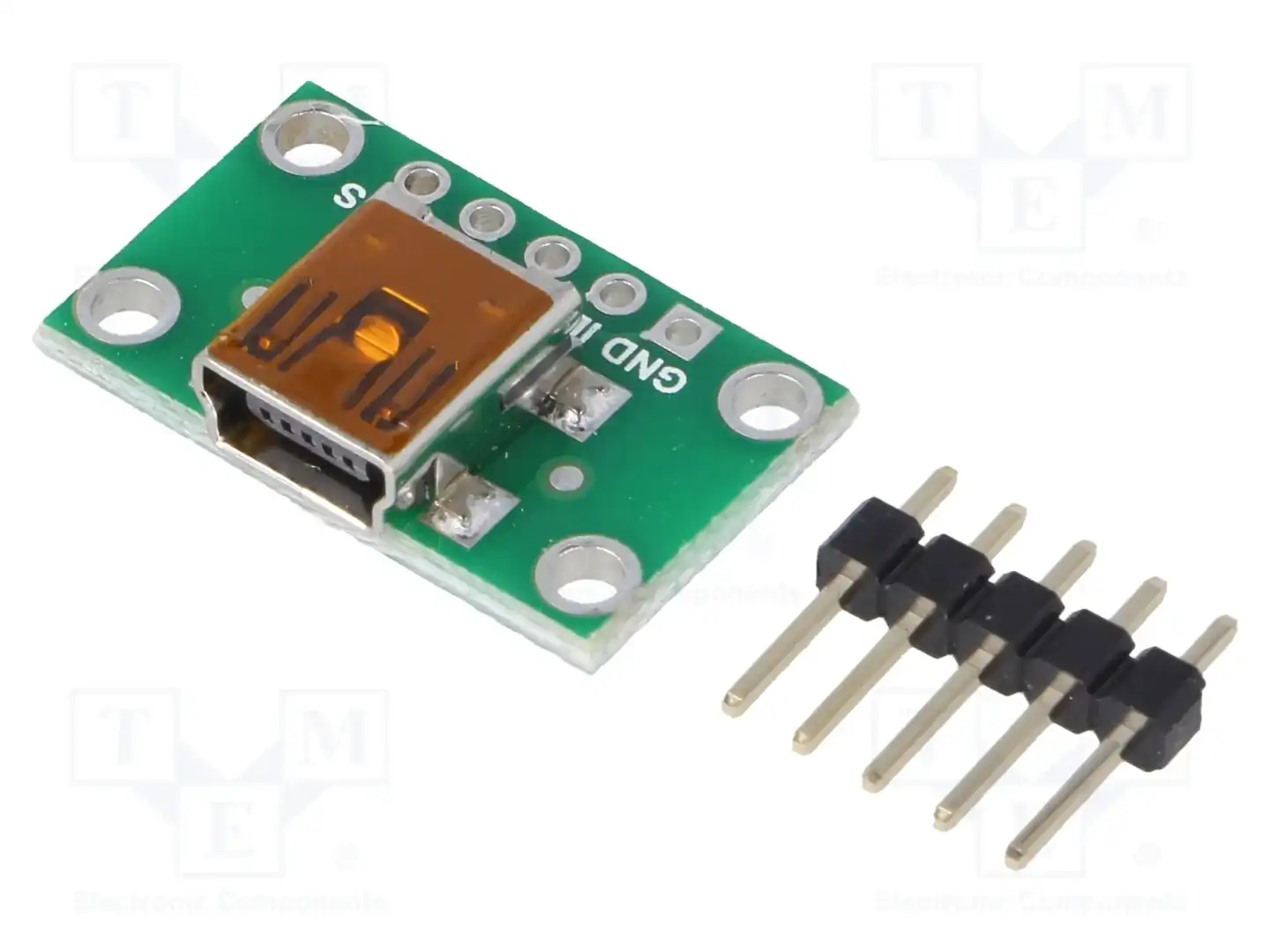 POLOLU USB MINI-B CONNECTOR BREAKOUT BOARD — Модули разъемов