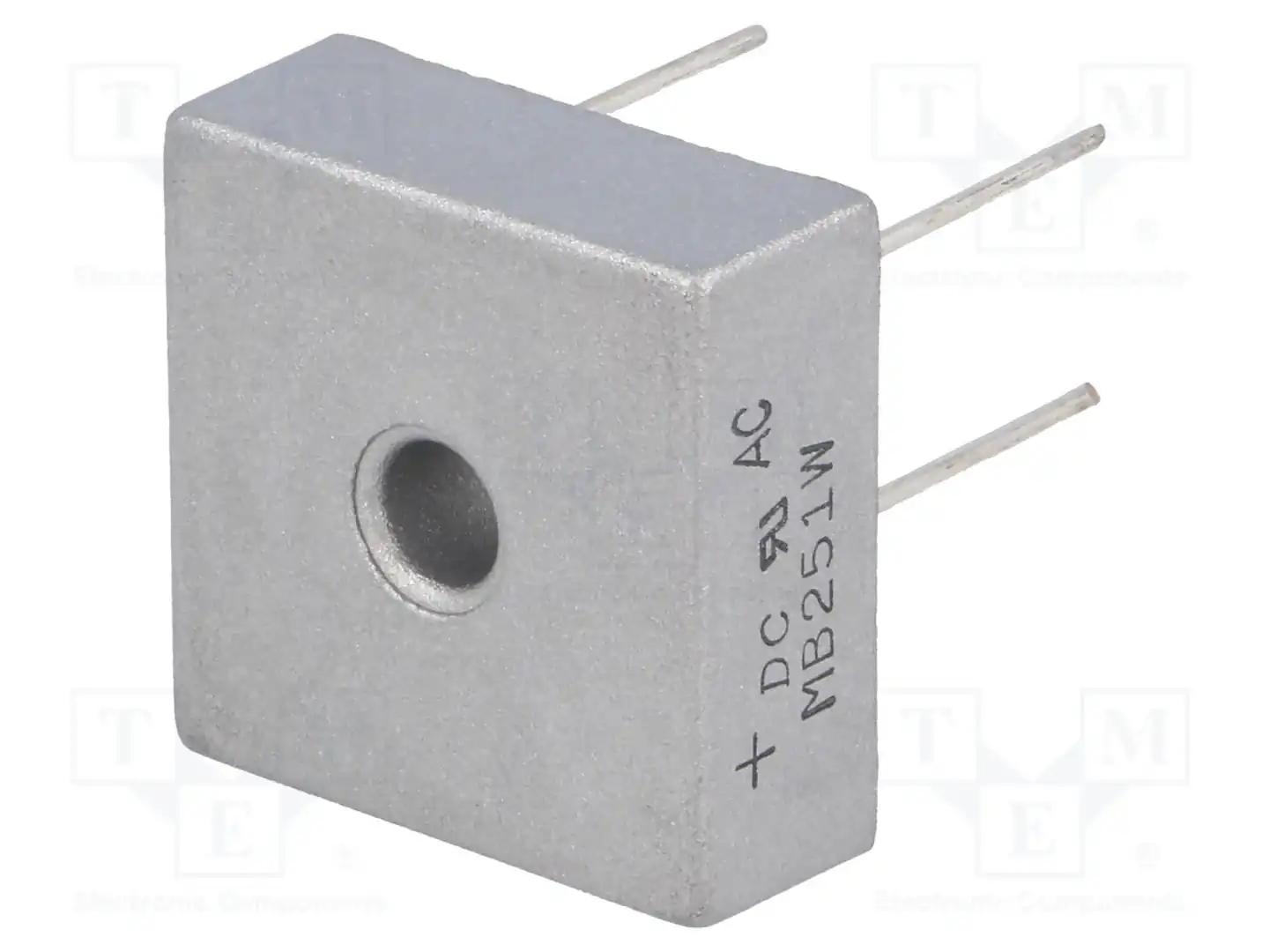 DC COMPONENTS MB251W — Однофазные мосты диодные квадратные
