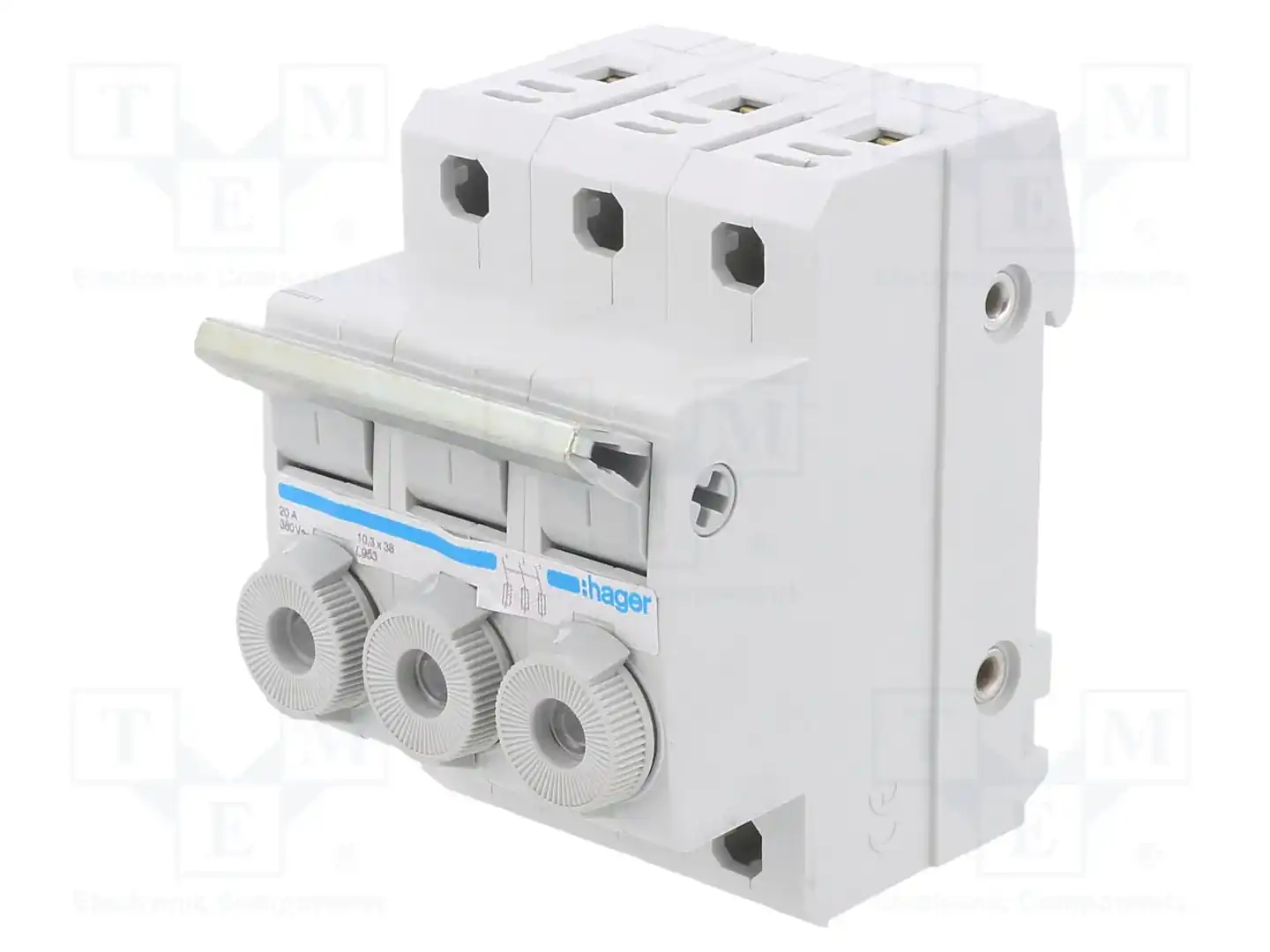 HAGER L95300 — Гнезда предохранительные на DIN-рейку