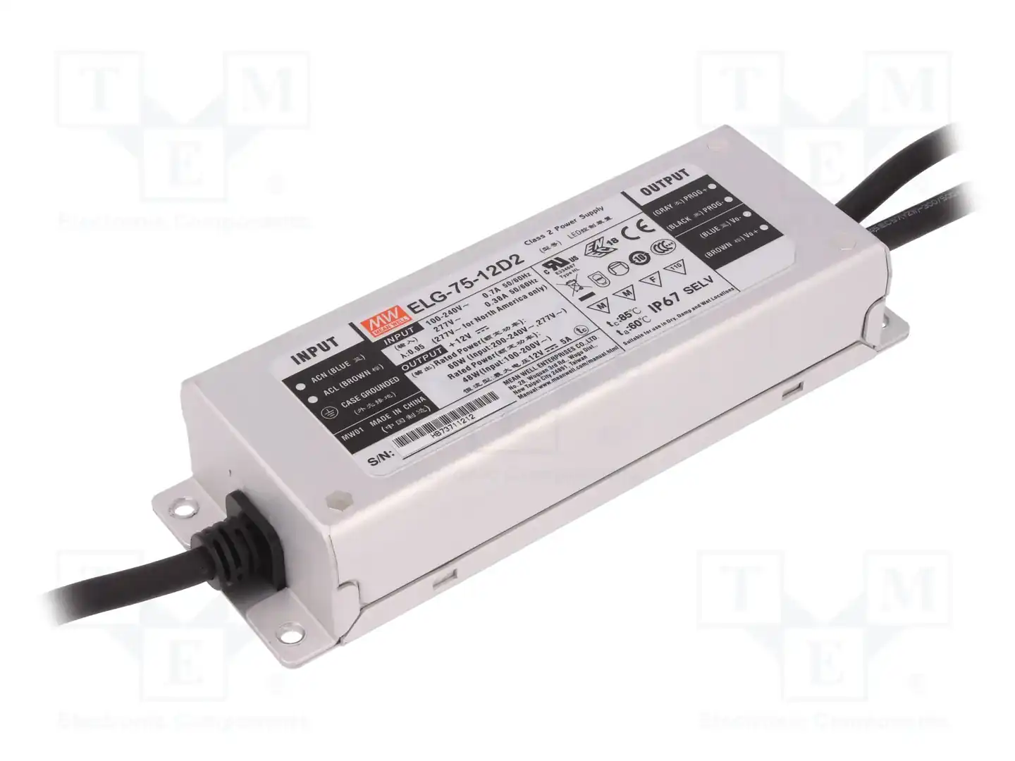 MEAN WELL ELG-75-12D2 — Блоки питания для LED