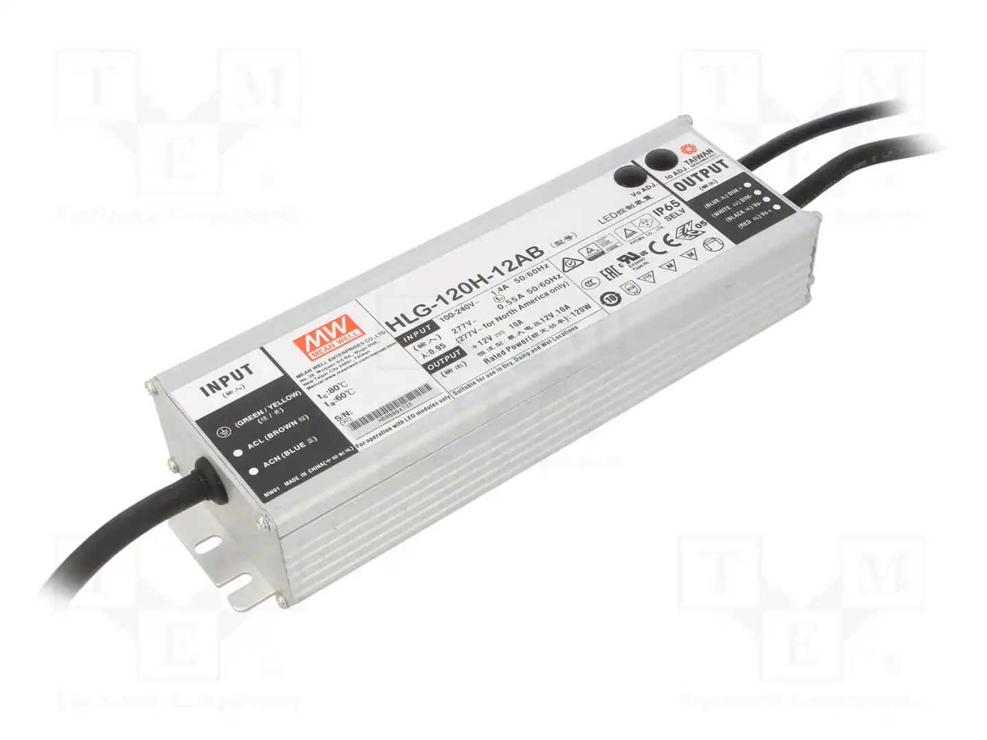 MEAN WELL HLG-120H-12AB — Блоки питания для LED