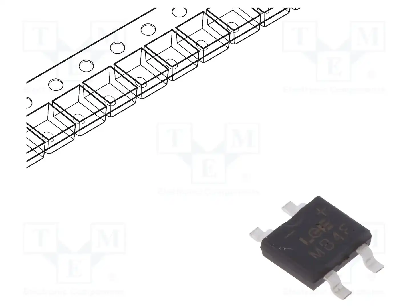 LUGUANG ELECTRONIC MB4F — Однофазные мосты диодные SMD/THT