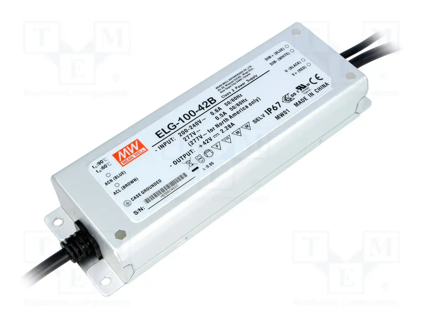 MEAN WELL ELG-100-42B — Блоки питания для LED