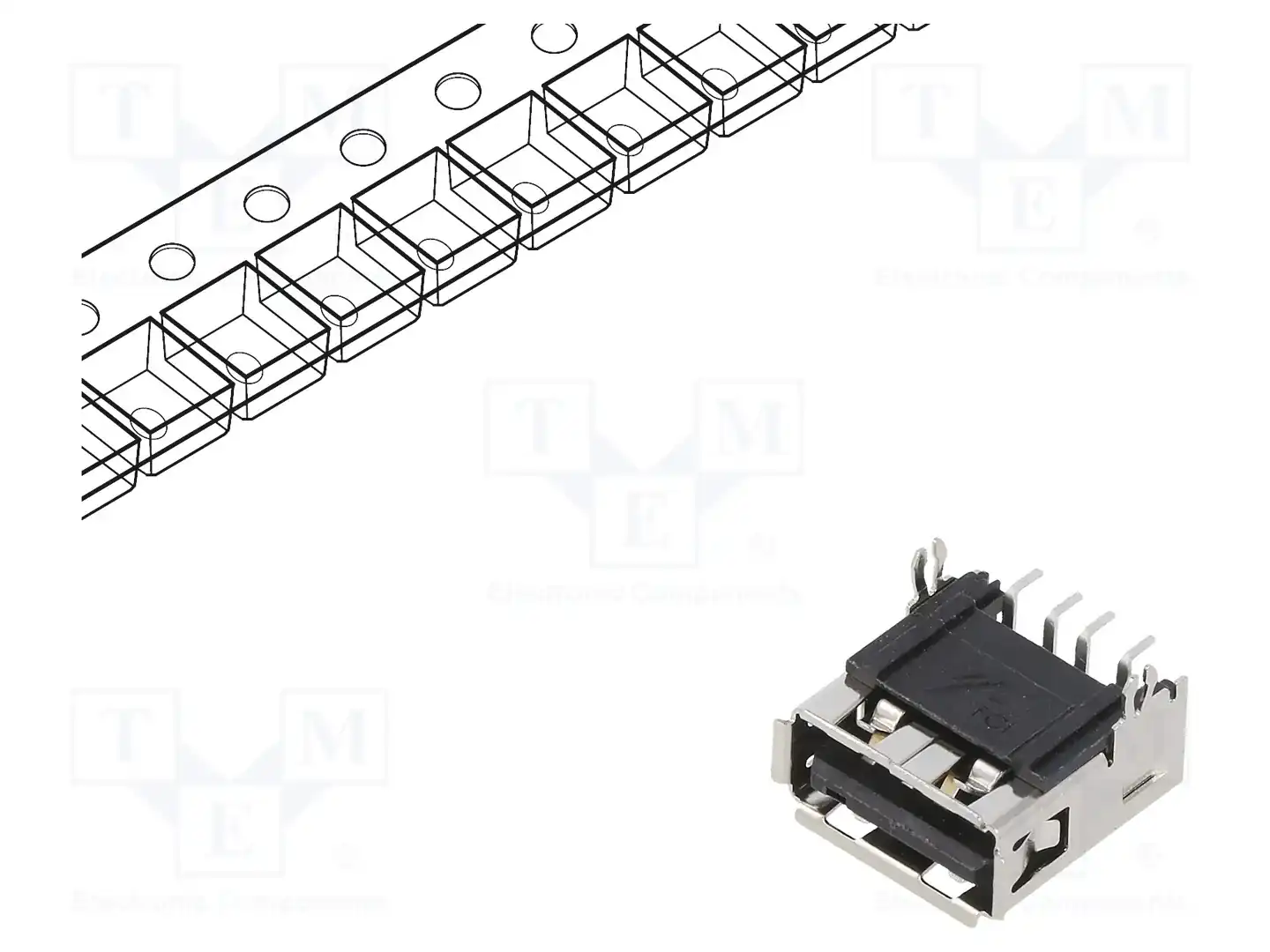 AMPHENOL COMMUNICATIONS SOLUTIONS 87583-3010RPALF — Разъeмы USB и IEEE1394