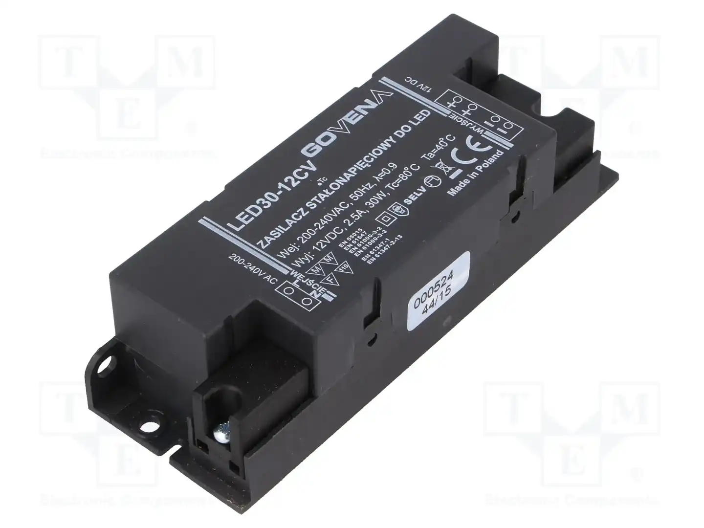 GOVENA Z-LED30-12CV-GOVENA-PL — Блоки питания для LED Z-LED30-12CV- -PL