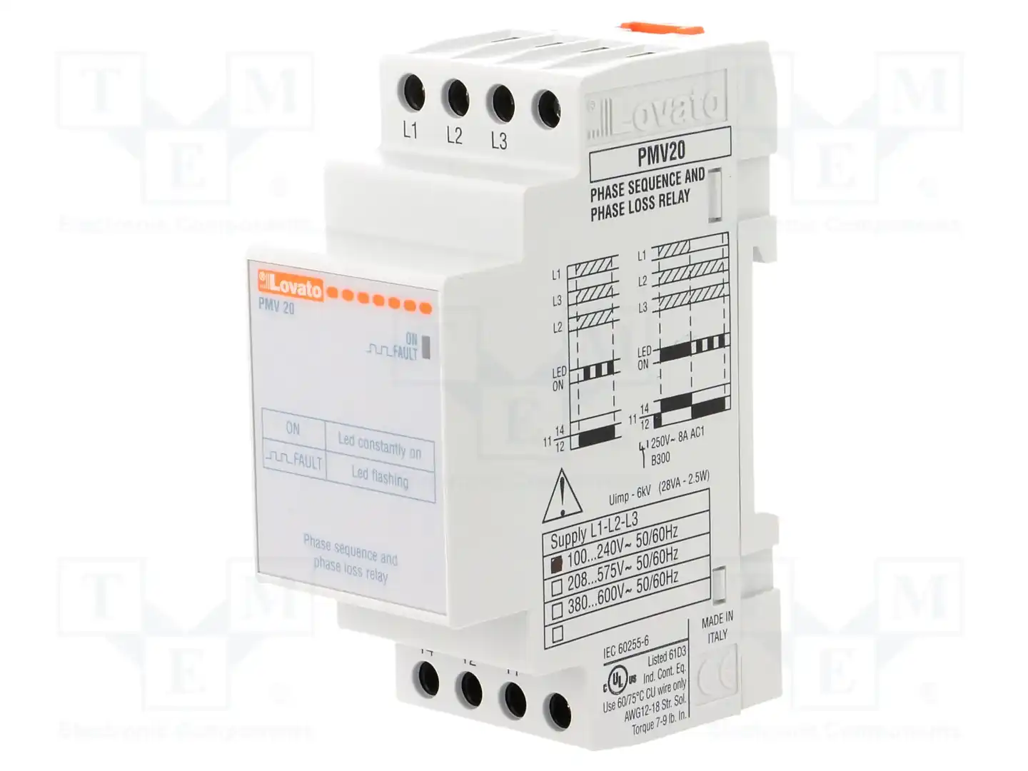 LOVATO ELECTRIC PMV20A240 — Контрольные реле