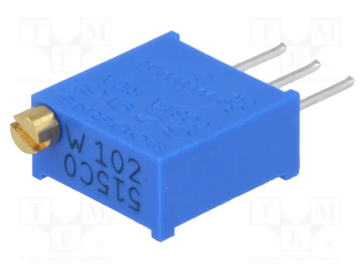 BOURNS 3296W-1-102LF — Потенциометры THT многооборотные 3/8 дм