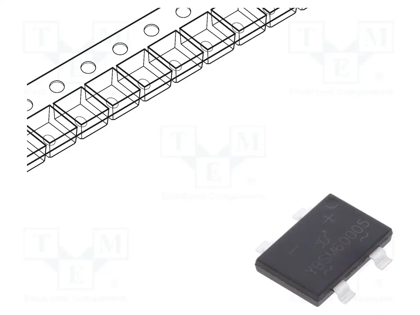 YANGJIE TECHNOLOGY YBSM60005 — Однофазные мосты диодные SMD/THT