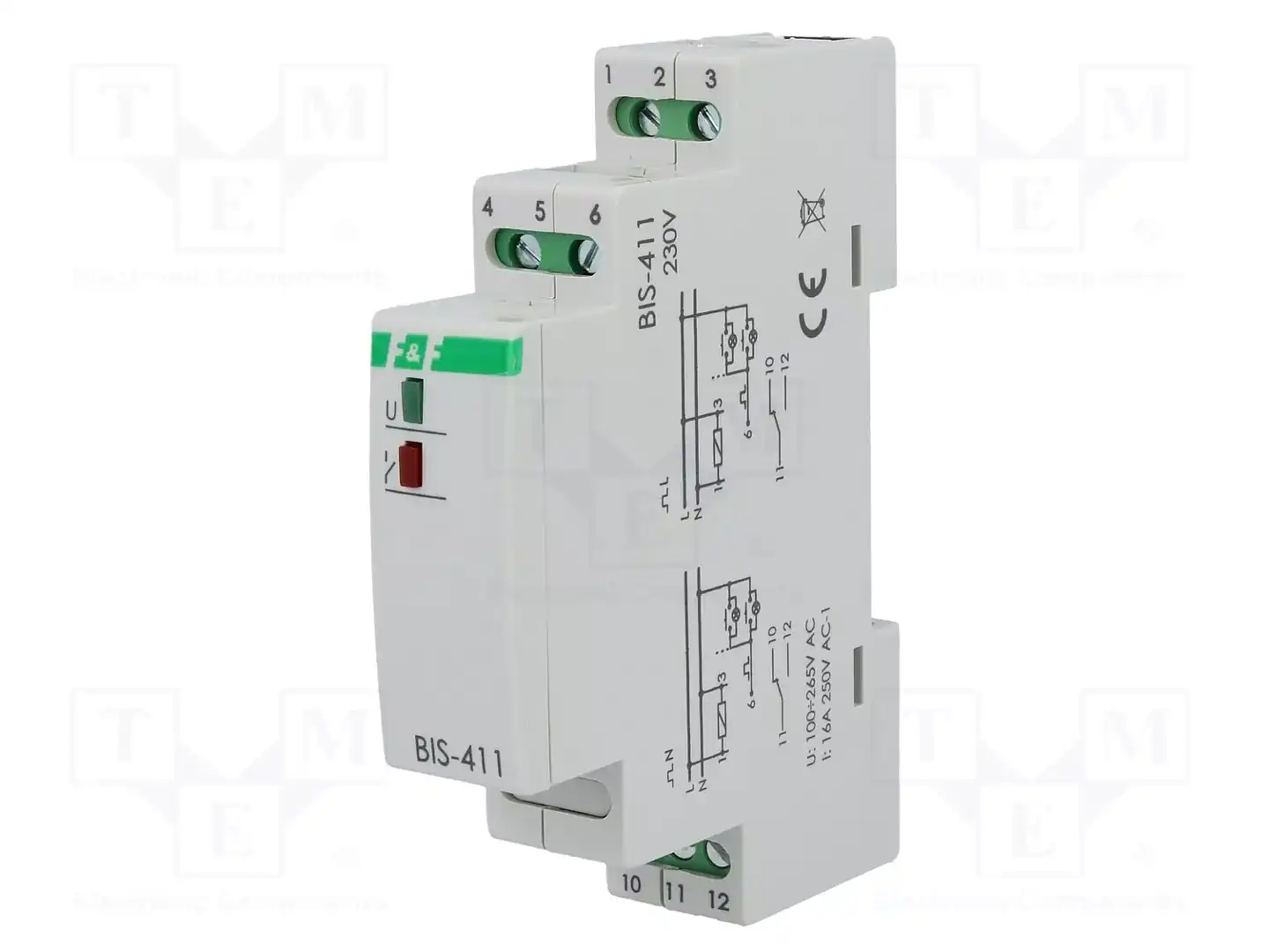 F&F BIS-411 230V — Монтажные реле
