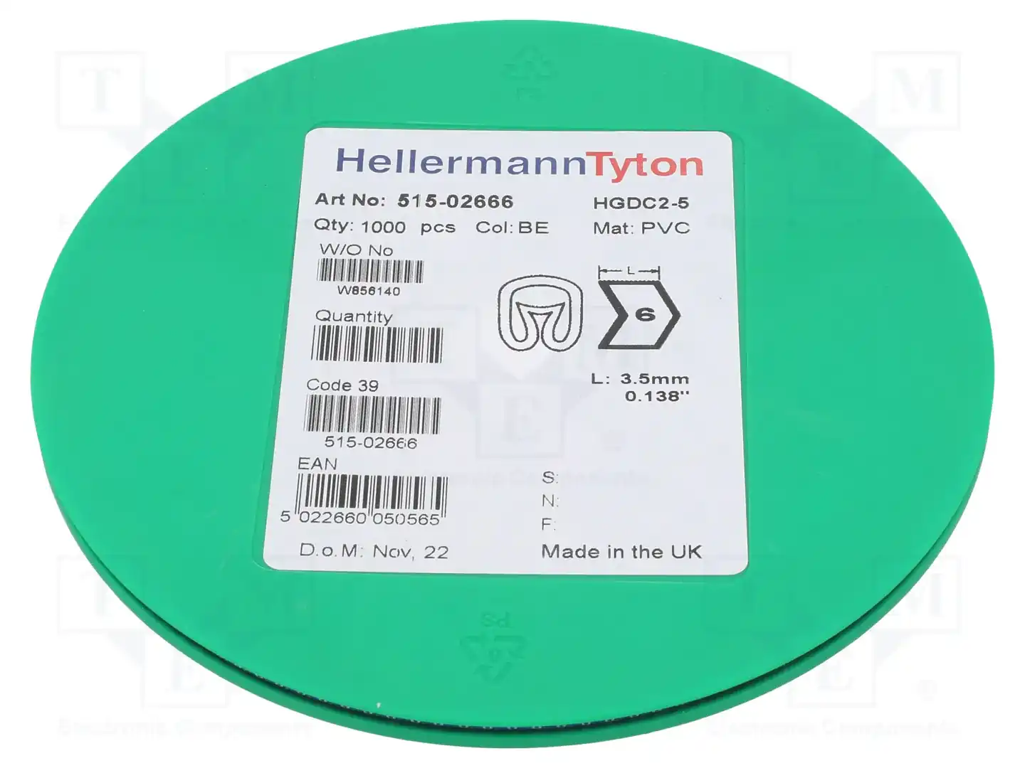 HELLERMANNTYTON 515-02666 — Маркеры проводов