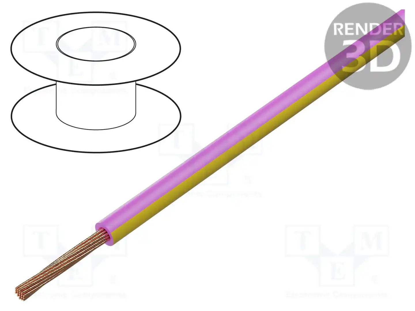 BQ CABLE LGY2.5-PK/YL — Провода одножильные - тросик