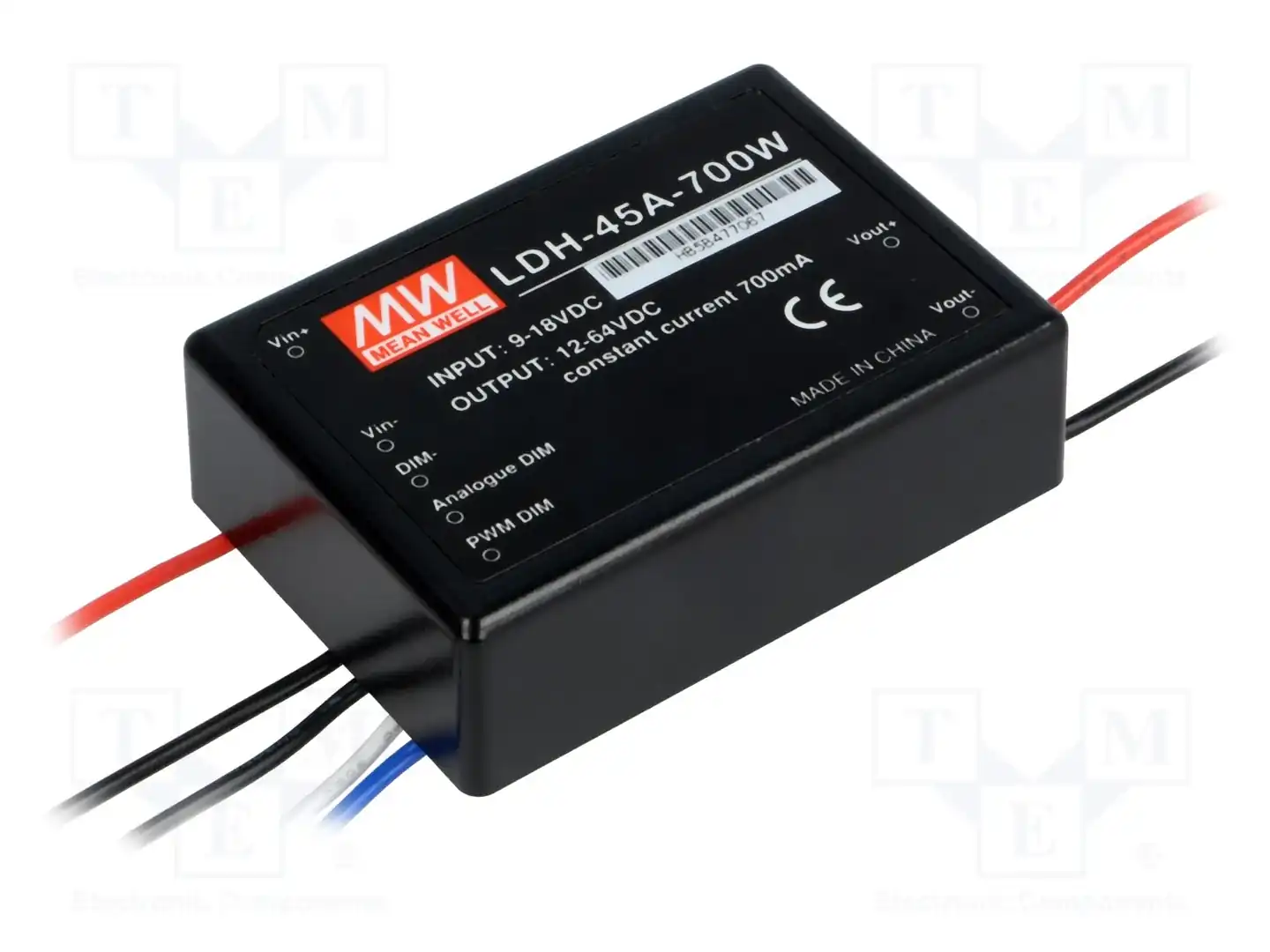 MEAN WELL LDH-45A-700W — Преобразователи DC/DC