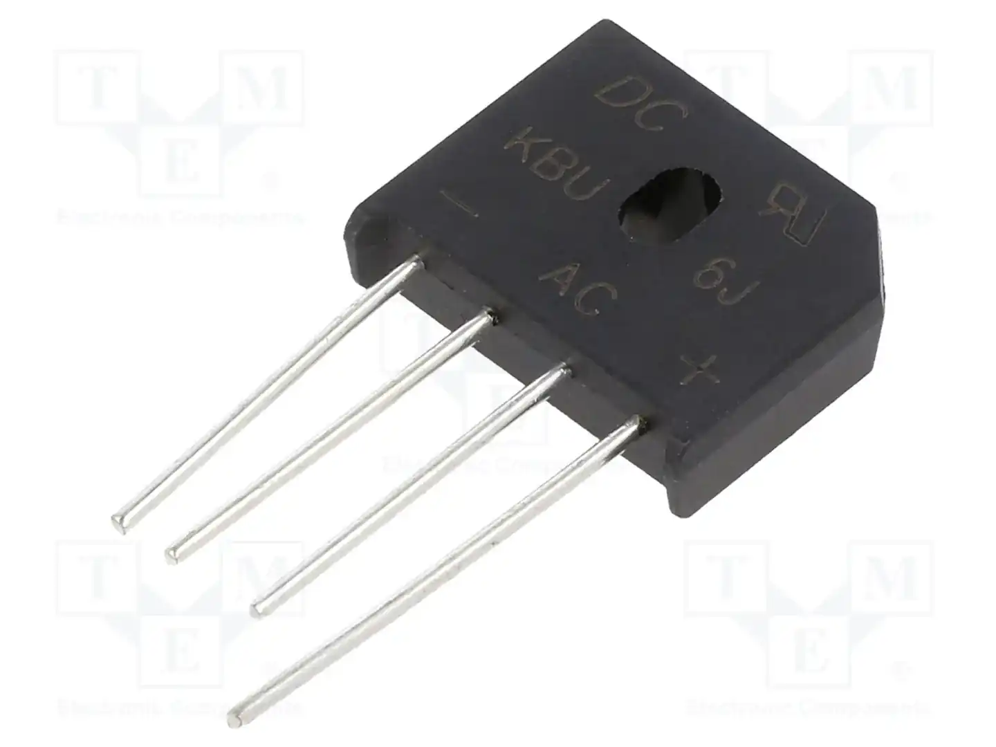 DC COMPONENTS KBU6J — Однофазные мосты диодные плоские