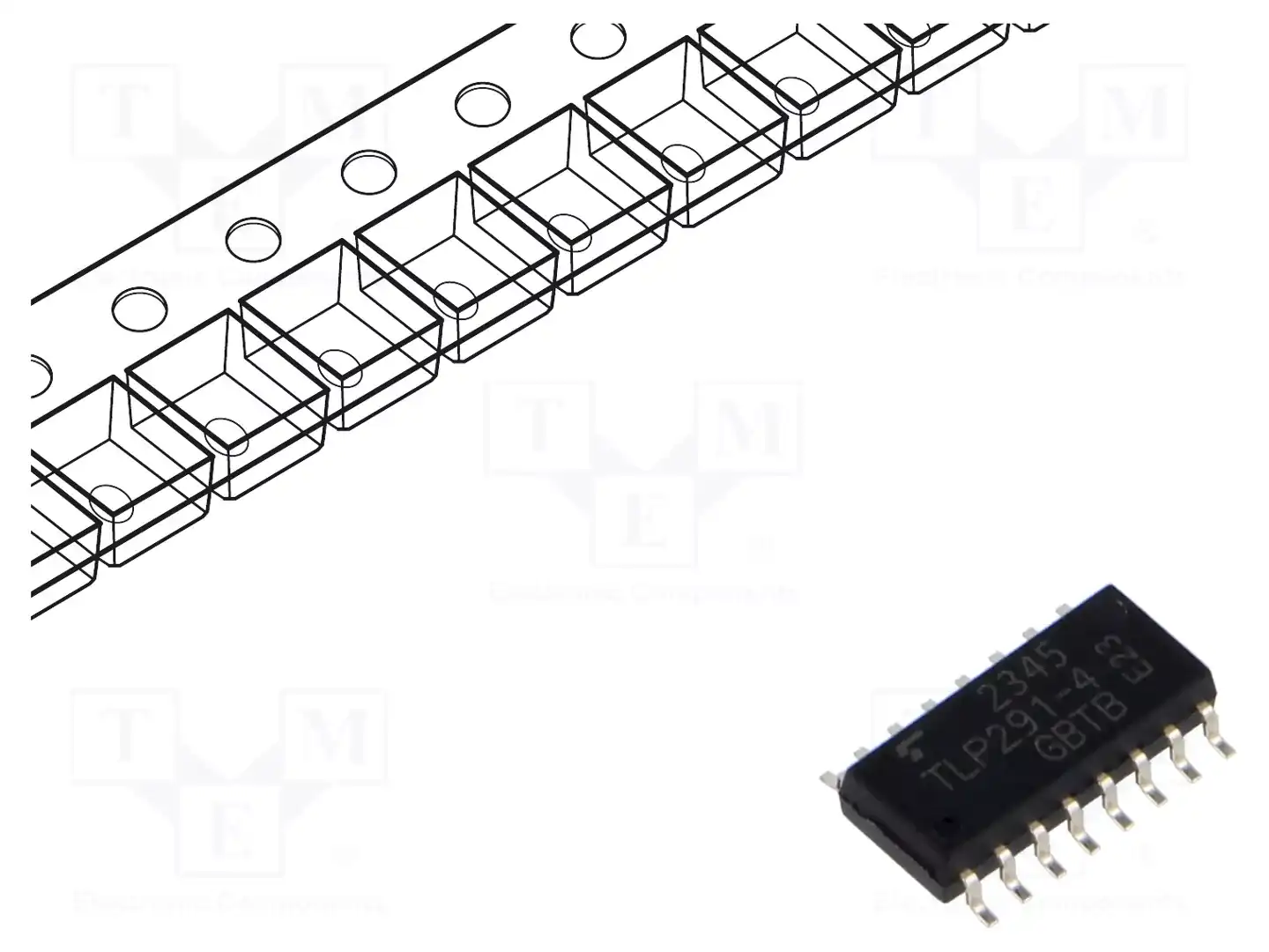 TOSHIBA TLP291-4(GB-TP.E(T — Оптроны – аналоговый выход