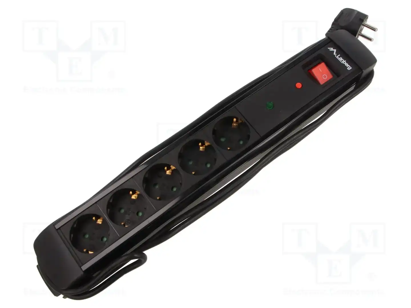 LANBERG SP1-05F-0300-BK — Планки защиты от перенапряжения