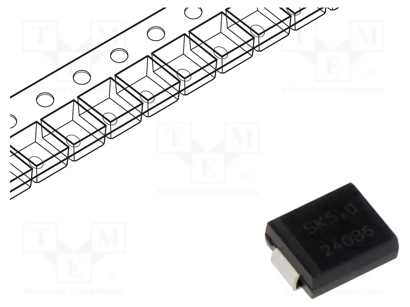 SMC DIODE SOLUTIONS SK510TR — Диоды Шотки SMD
