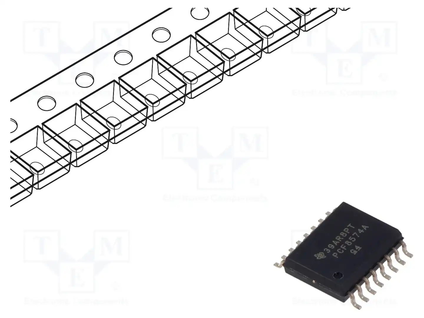 Texas Instruments PCF8574ADWR — Микросхемы - интерфейсы осталь