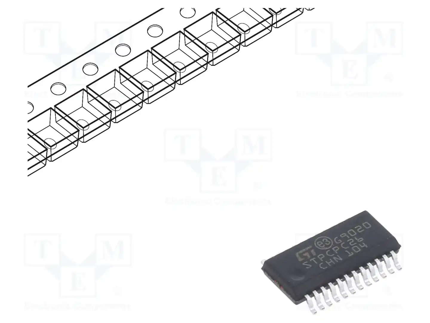 STMicroelectronics STP16CPC26PTR — Светодиодные драйверы
