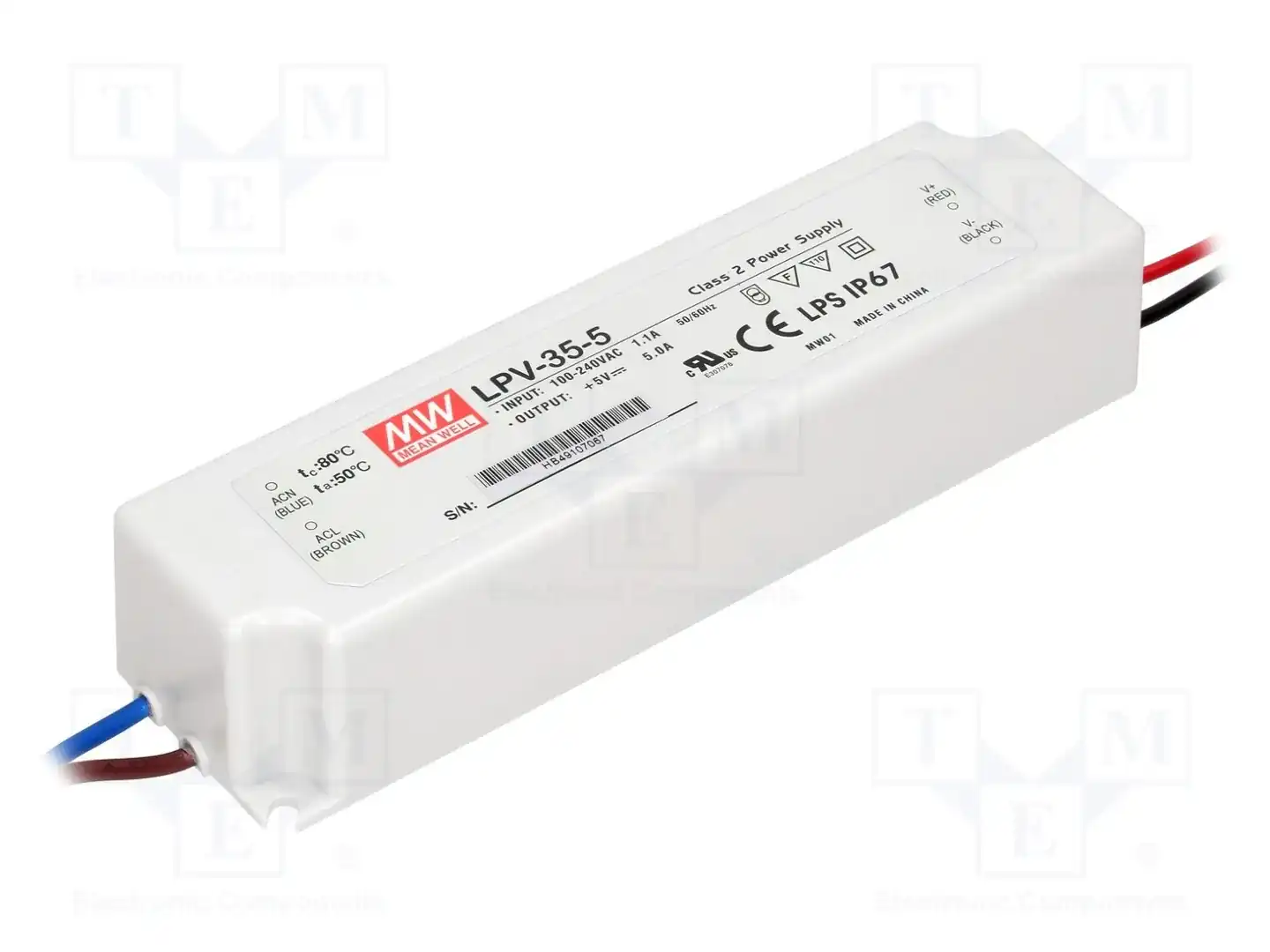 MEAN WELL LPV-35-5 — Блоки питания для LED
