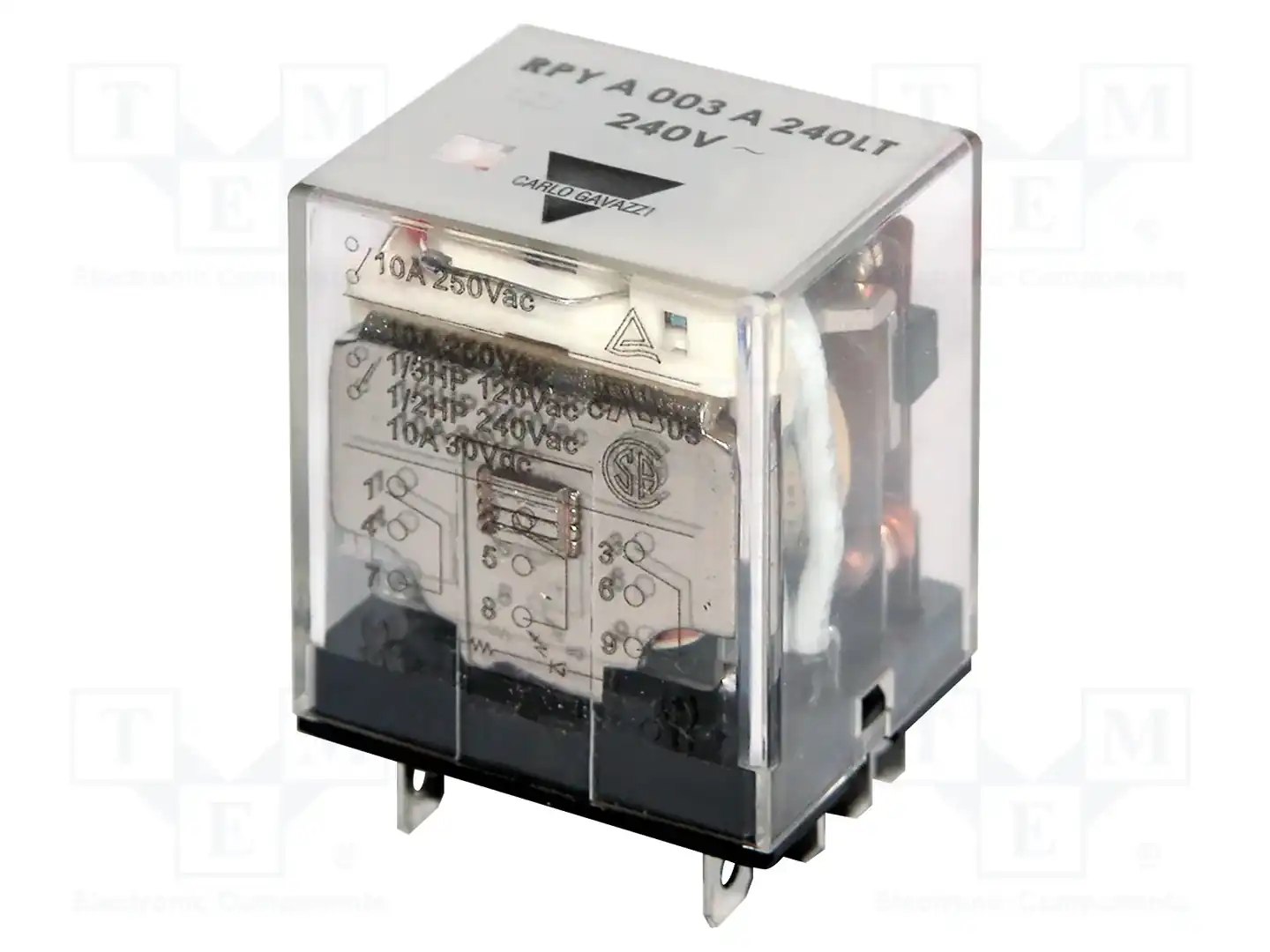 CARLO GAVAZZI RPYA003A24LT — Реле электромагн. промышленные