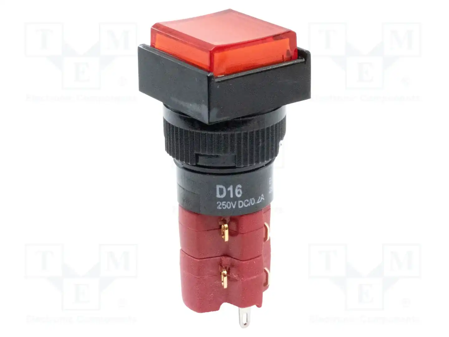 E-SWITCH D16EES12KREDRED — Переключатели стандартные