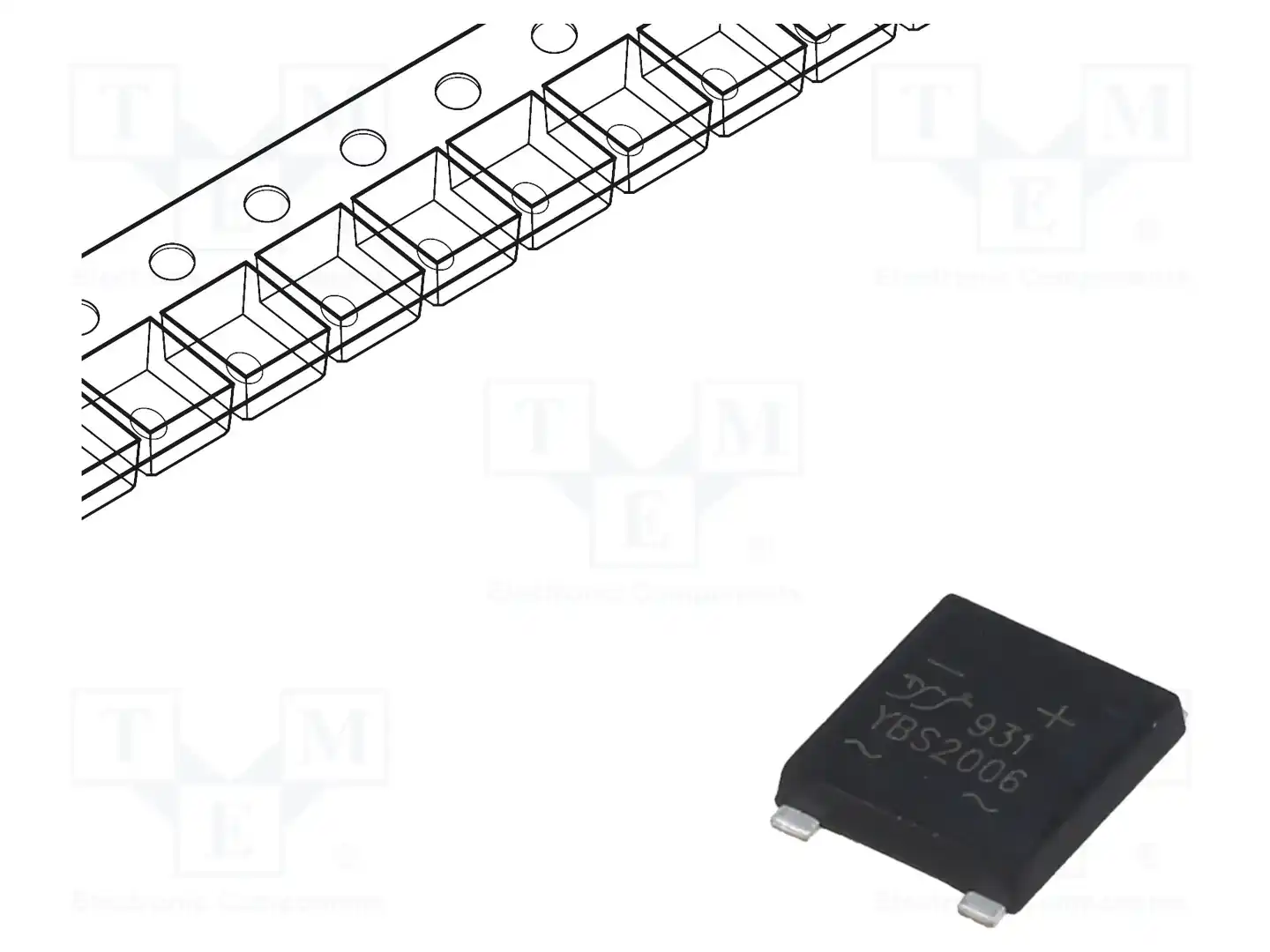 YANGJIE TECHNOLOGY YBS2006 — Однофазные мосты диодные SMD/THT