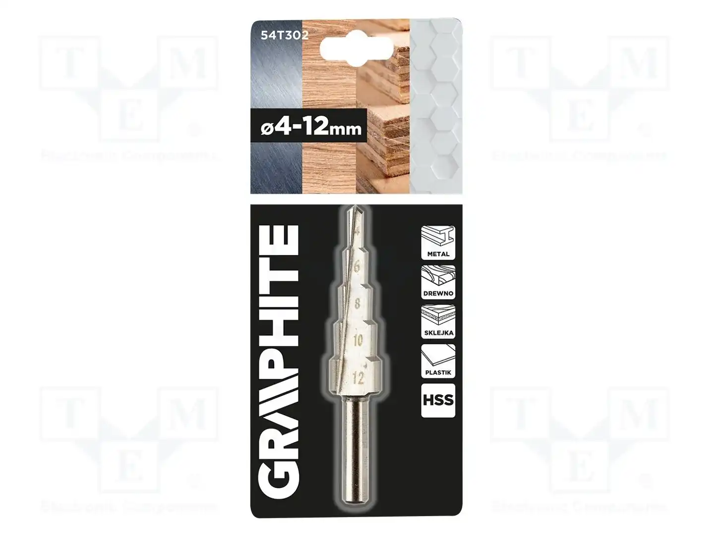 GRAPHITE 54T302 — Сверла прочие