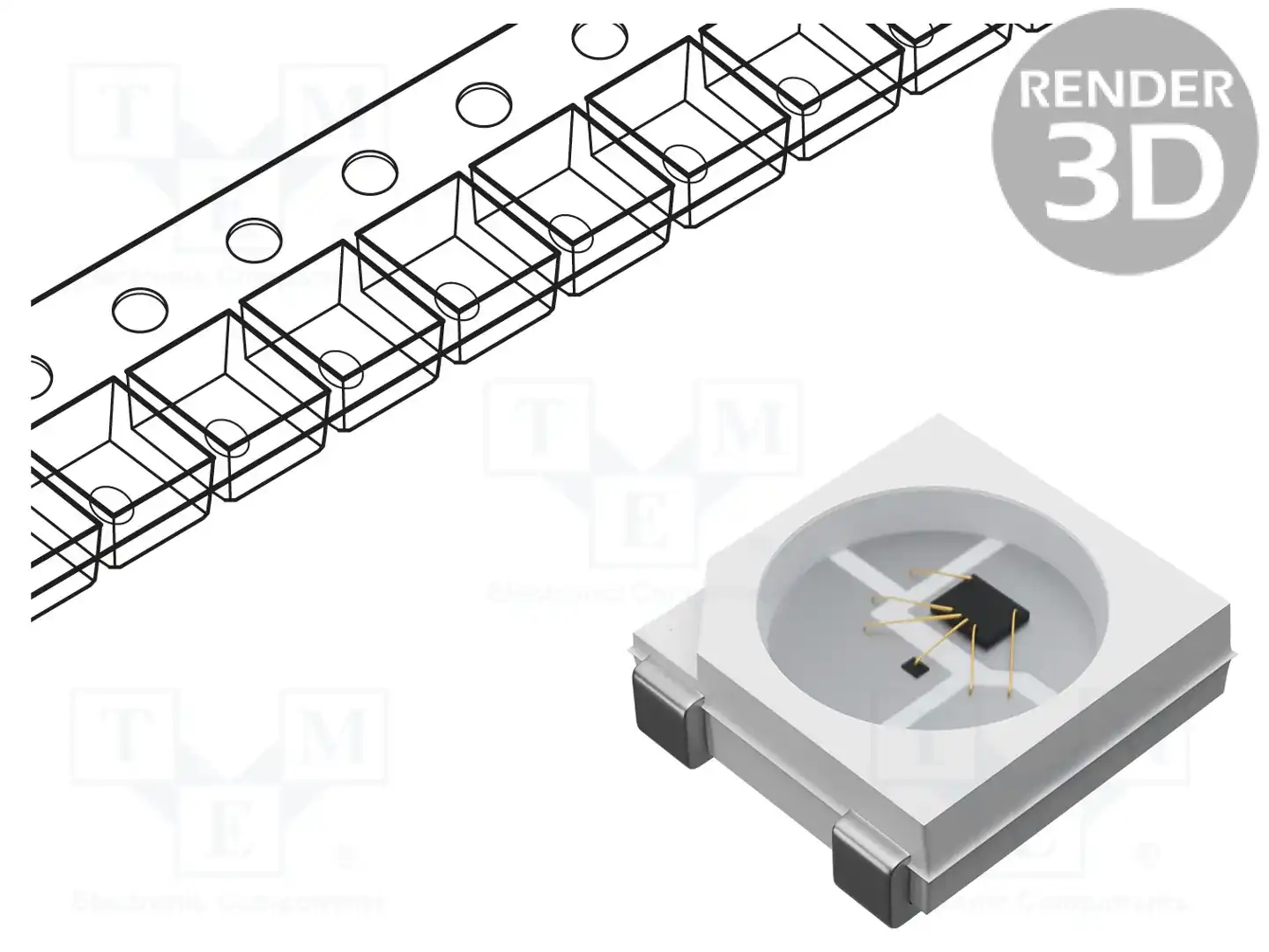 Inolux IN-PI554FCH — Светодиоды SMD цветные