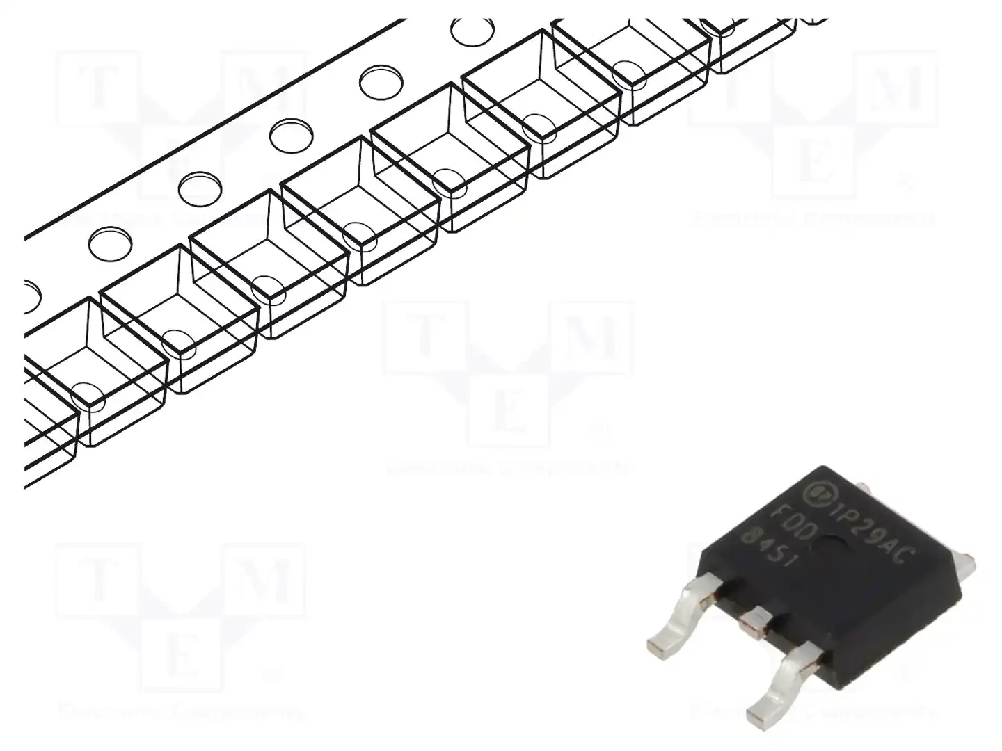 onsemi FDD8451 — Транзисторы с каналом N SMD