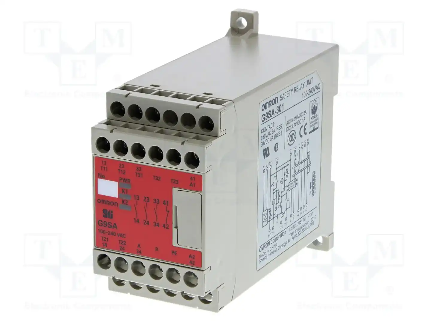 OMRON G9SA-501 100-240AC — Выключат. безопасности - мод. управления