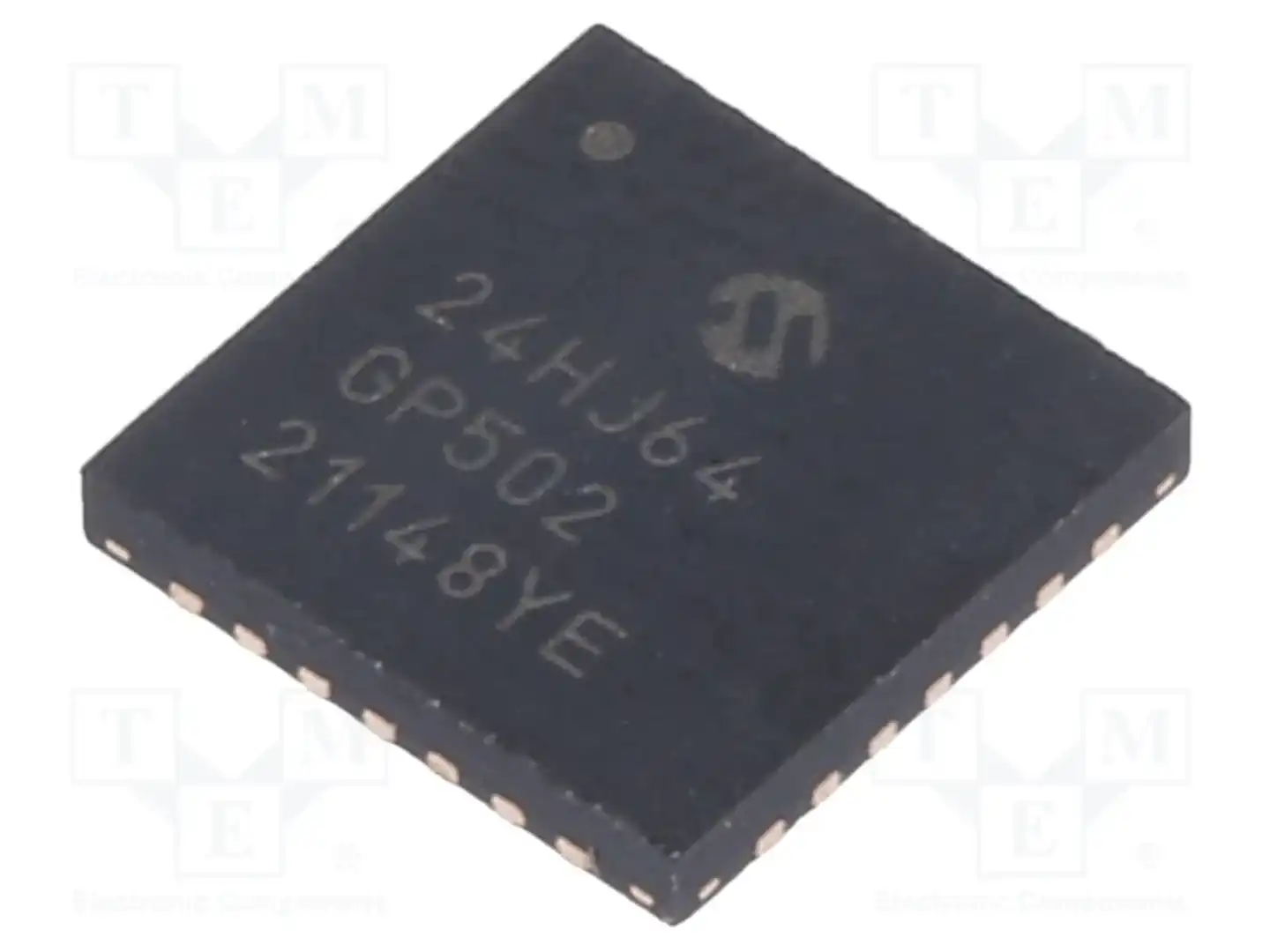 Microchip Technology PIC24HJ64GP502-I/MM — Линейка PIC 16-bit