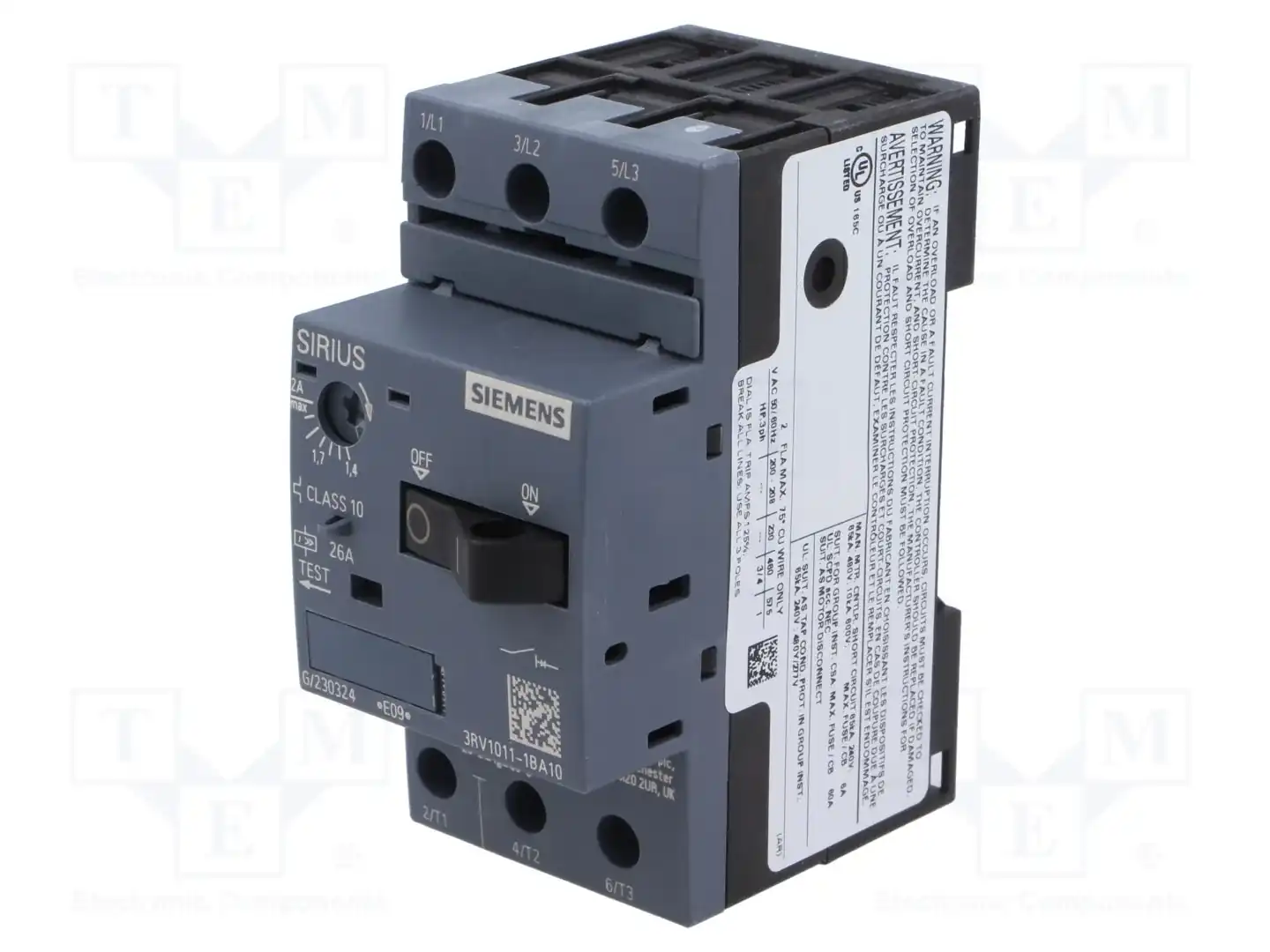 SIEMENS 3RV1011-1BA10 — Выключатели двигательные