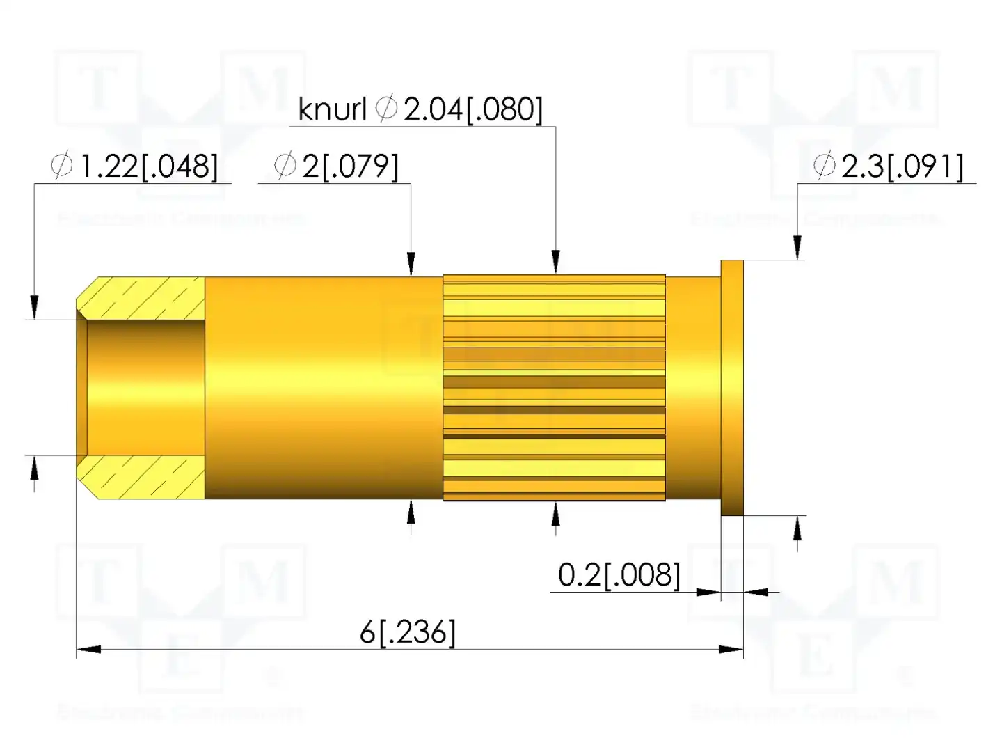 INGUN KS-7616035M-R — Гнёзда для измерительных щупов