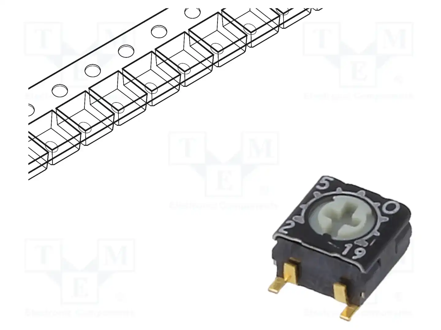 TOCOS G32BT-B102 — Потенциометры SMD однооборотные