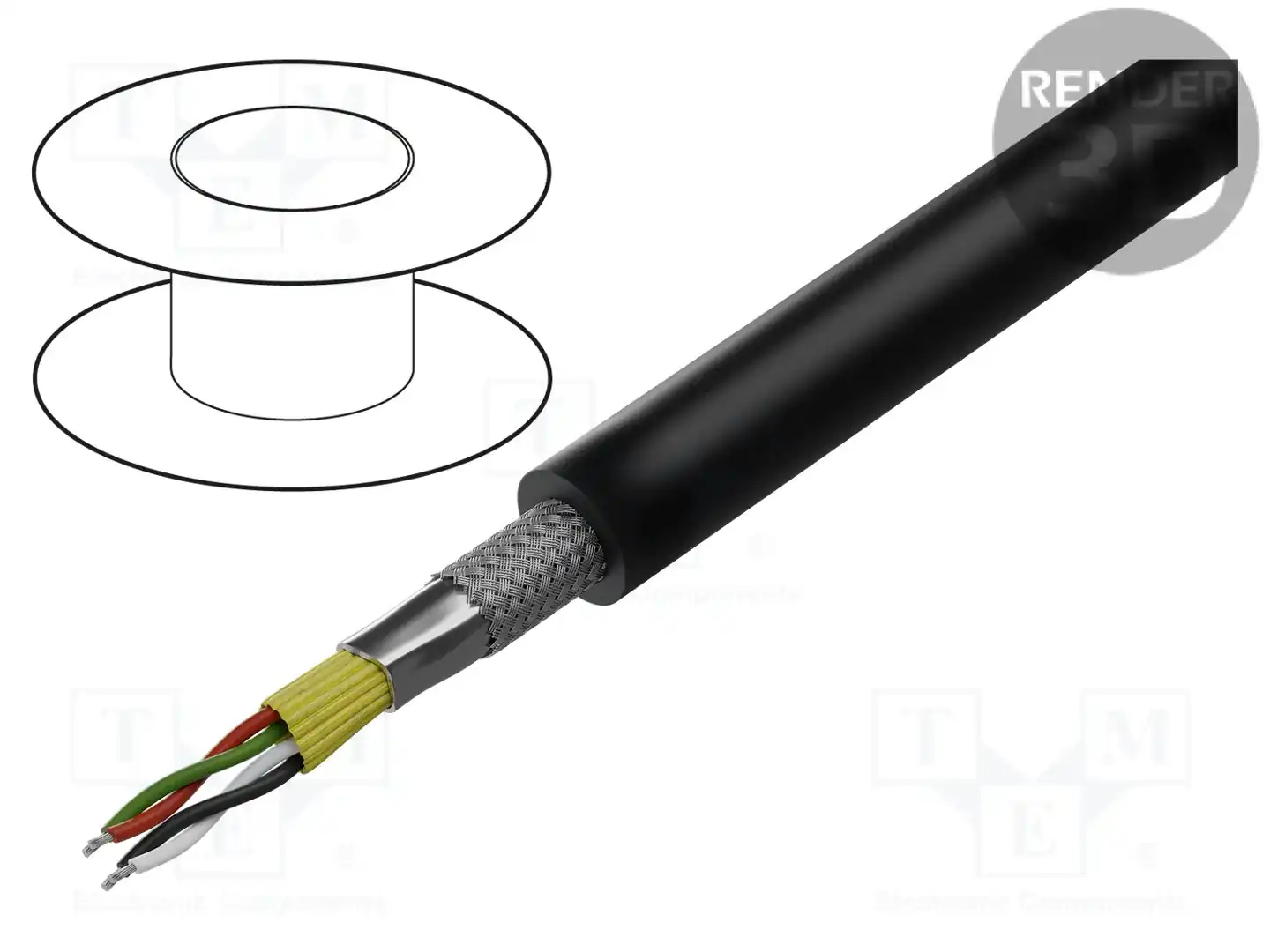 TASKER C862 PUR — Провода для уст. светодиодов и сист. DMX