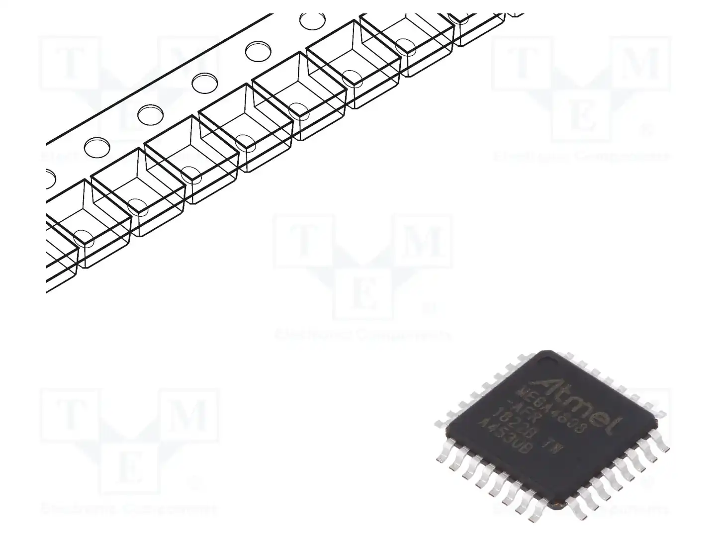 Microchip Technology ATMEGA4808-AFR — Линейка AVR 8-bit