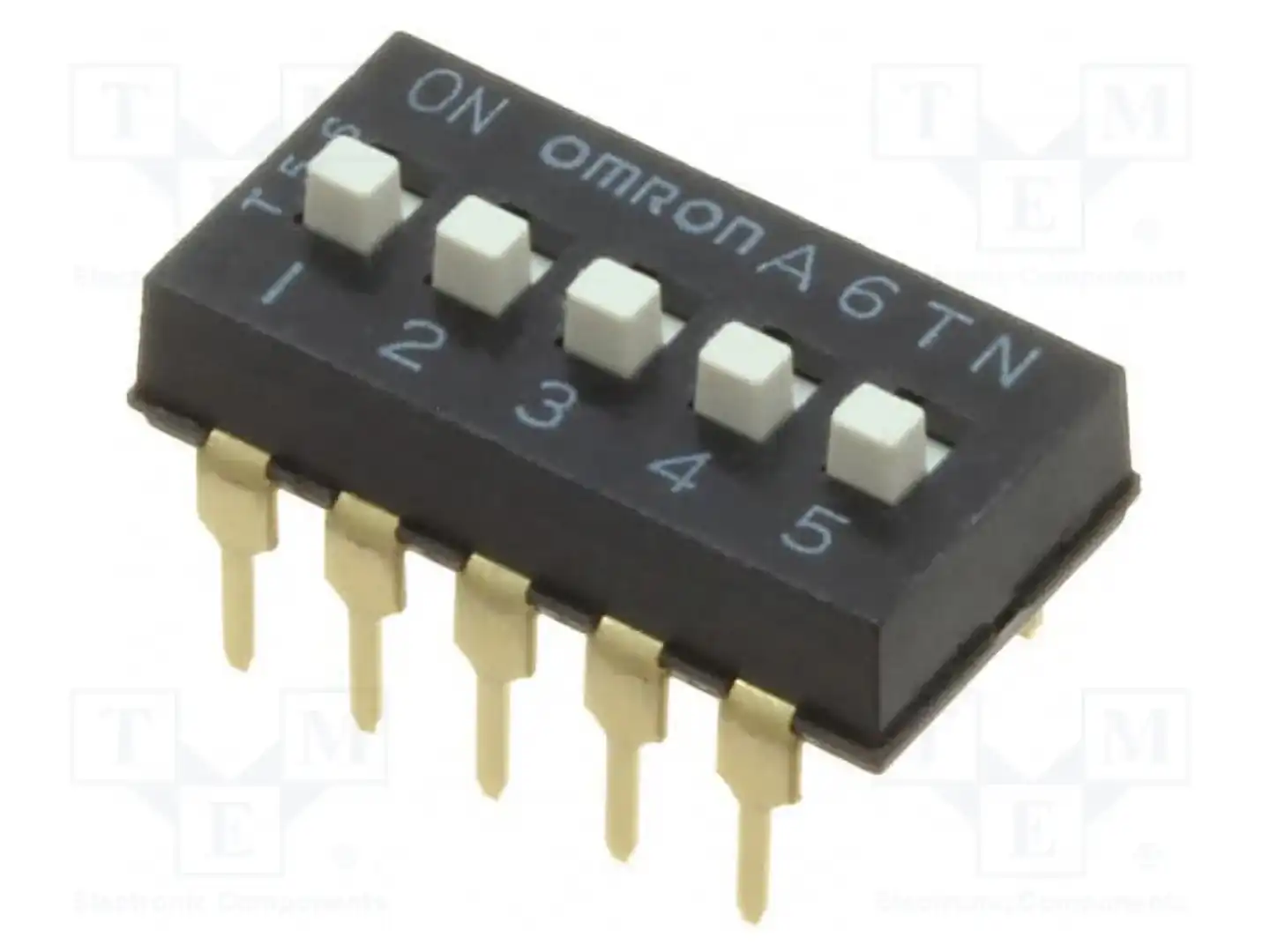 OMRON Electronic Components A6TN-5104 — Переключатели типа Dip-Switch