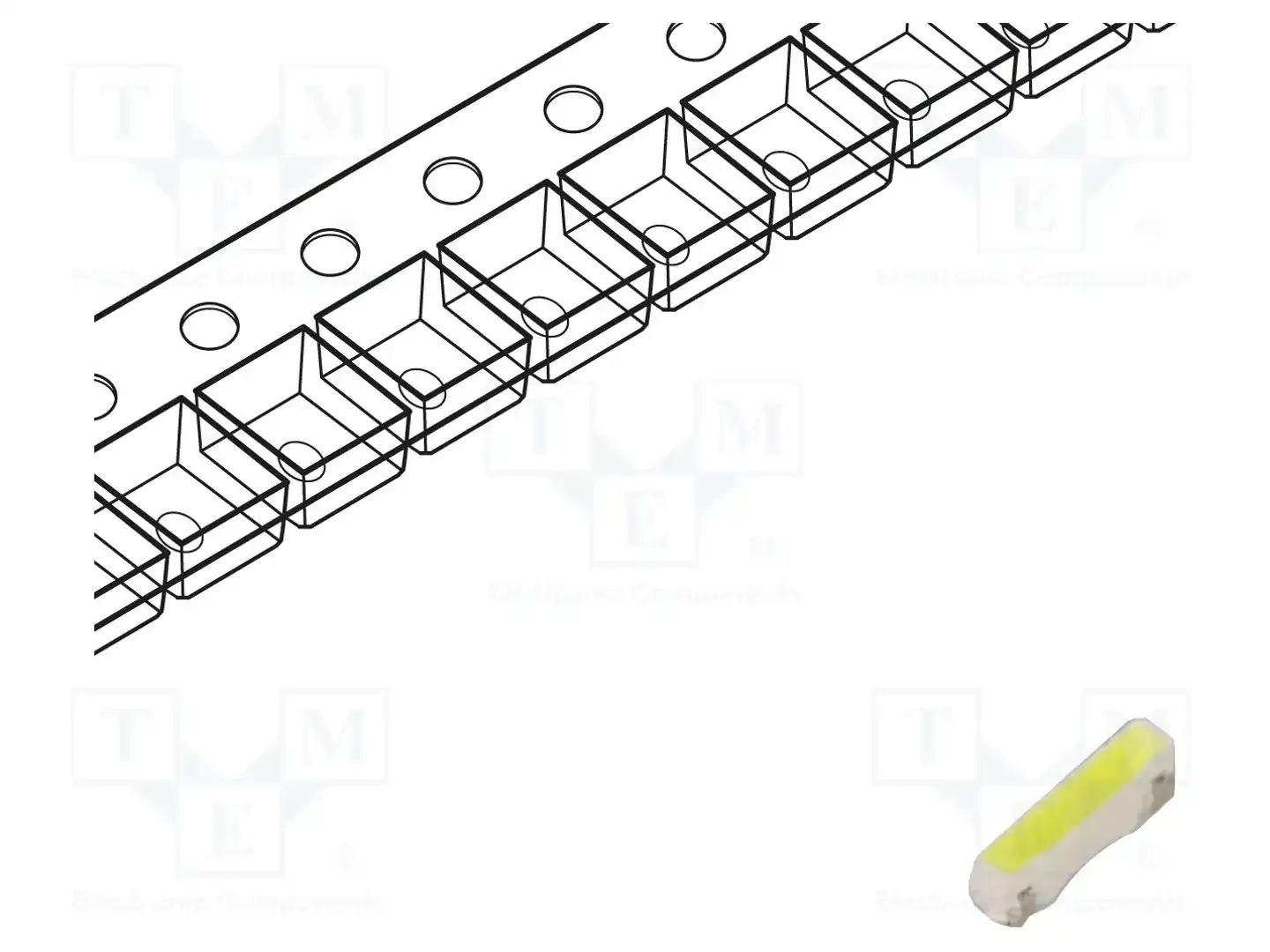 EVERLIGHT 3006UM2C/L7280J5M6U28/TR8-T/ES — Светодиоды SMD белые