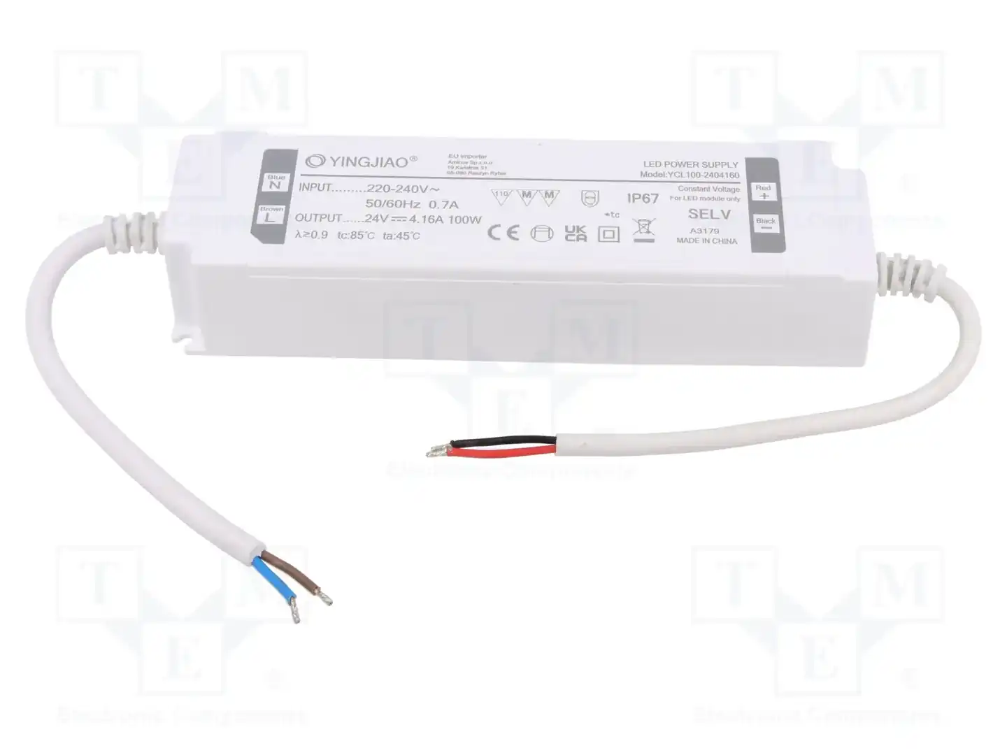 YINGJIAO YCL100-2404160 — Блоки питания для LED