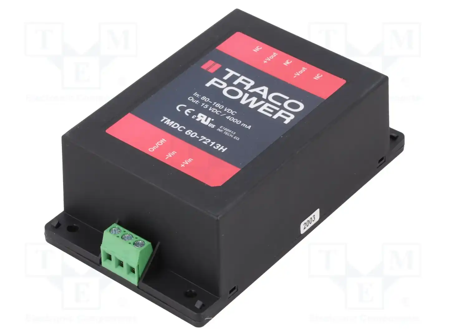 TRACO POWER TMDC 60-7213H — Преобразователи DC/DC